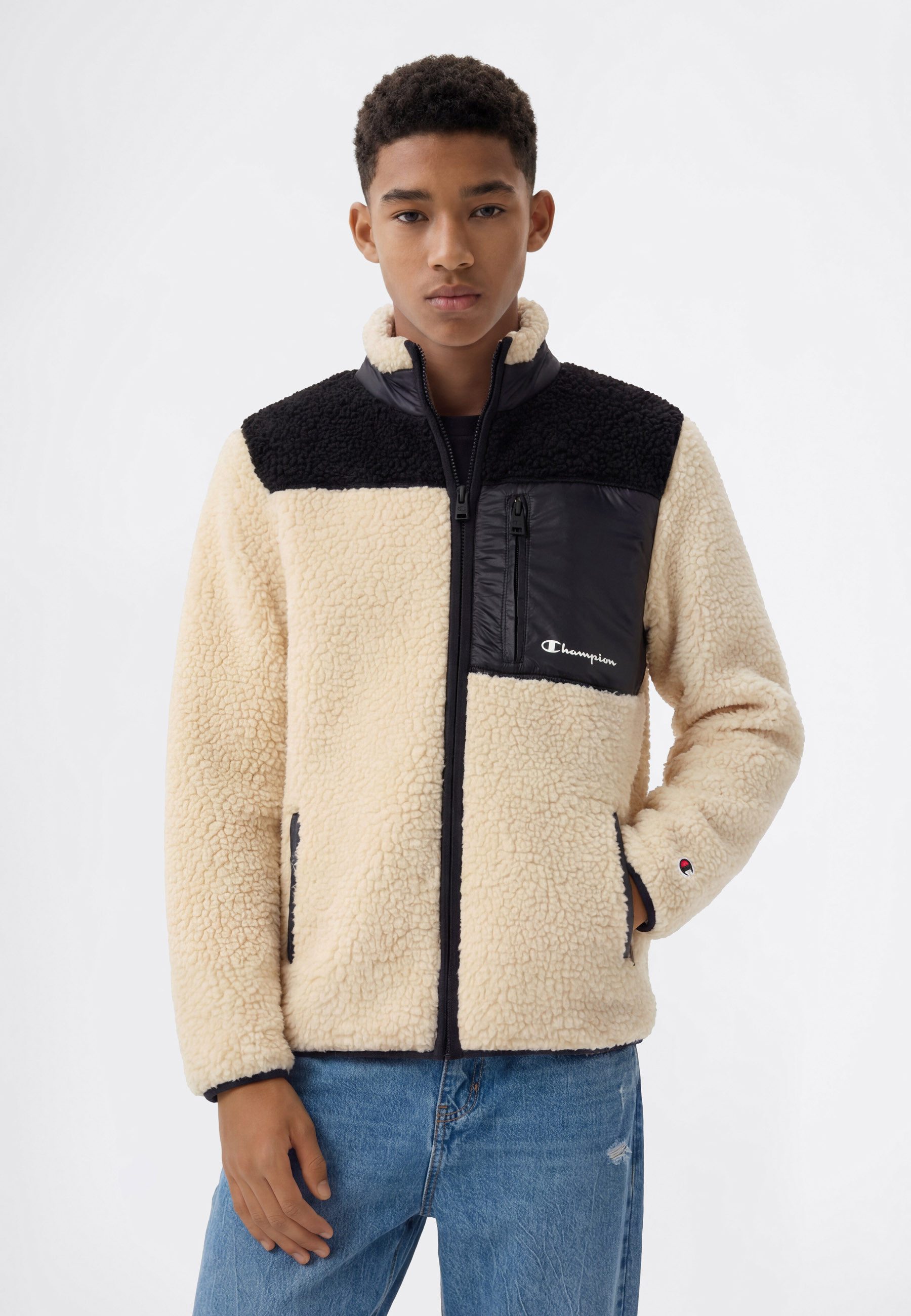 Champion Fleecejacke SPORTWEAR ZIP-UP Standard Fit Polar sportlicher Stil, aus Polyester, für Freizeitaktivitäten