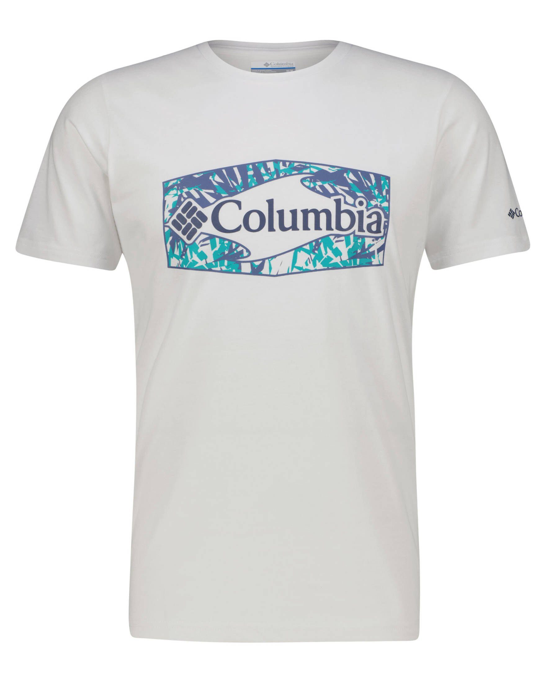 Columbia T-Shirt Herren T-Shirt SUN TREK (1-tlg) weiß (100)