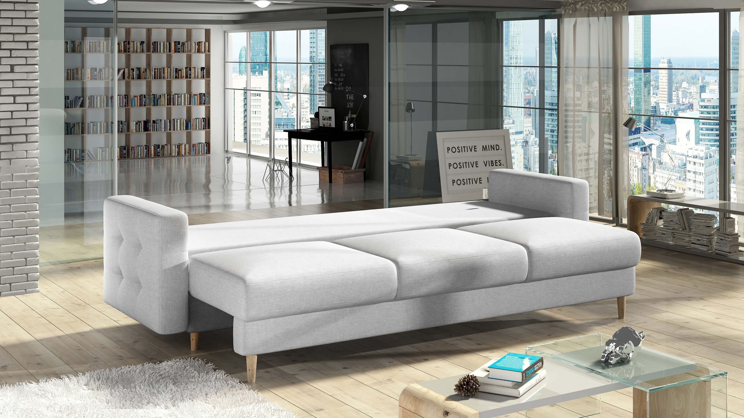 MF Design 3-Sitzer Thor, mit Bettfunktion