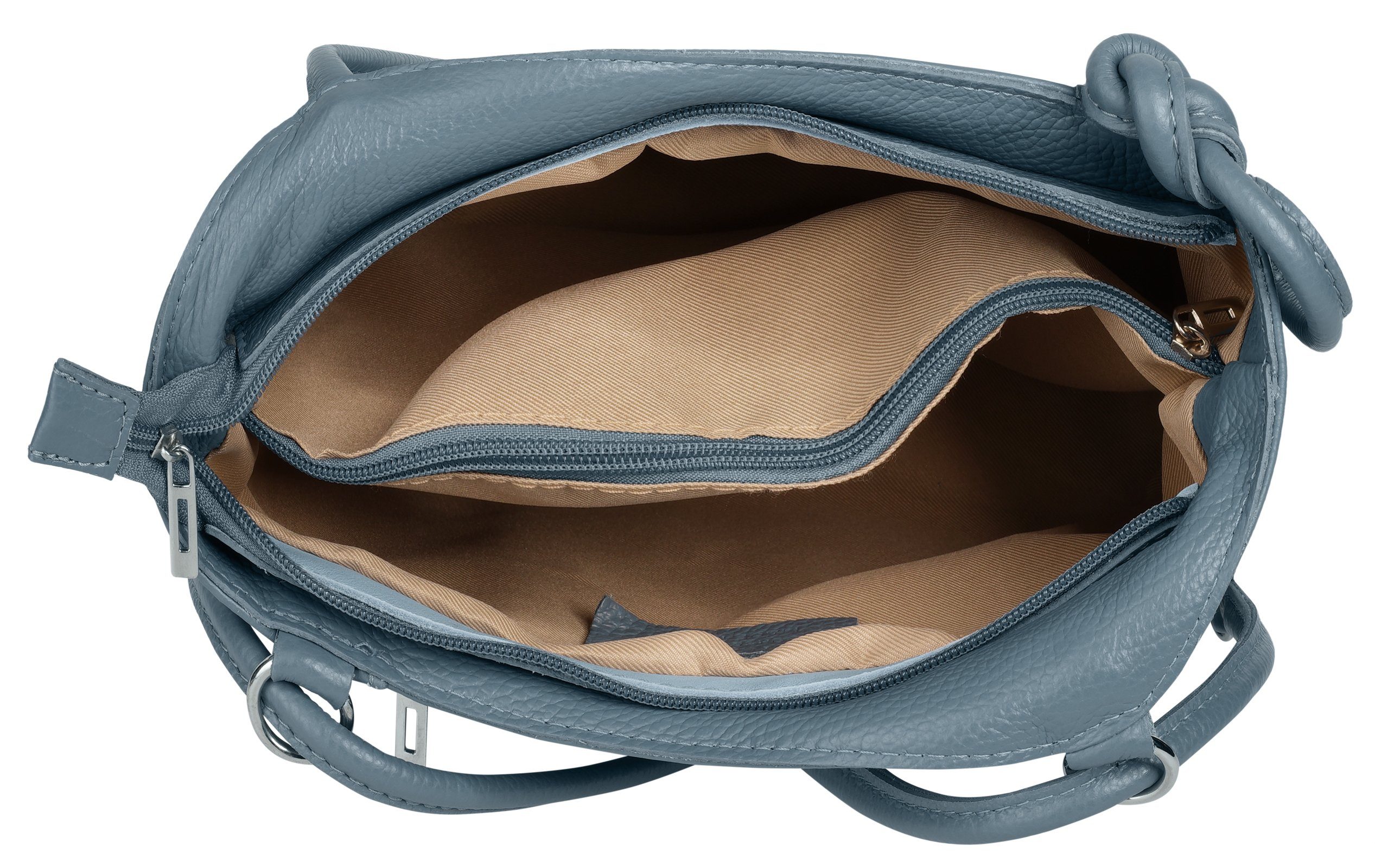 Cluty Cityrucksack, echt Leder, Made in Italy