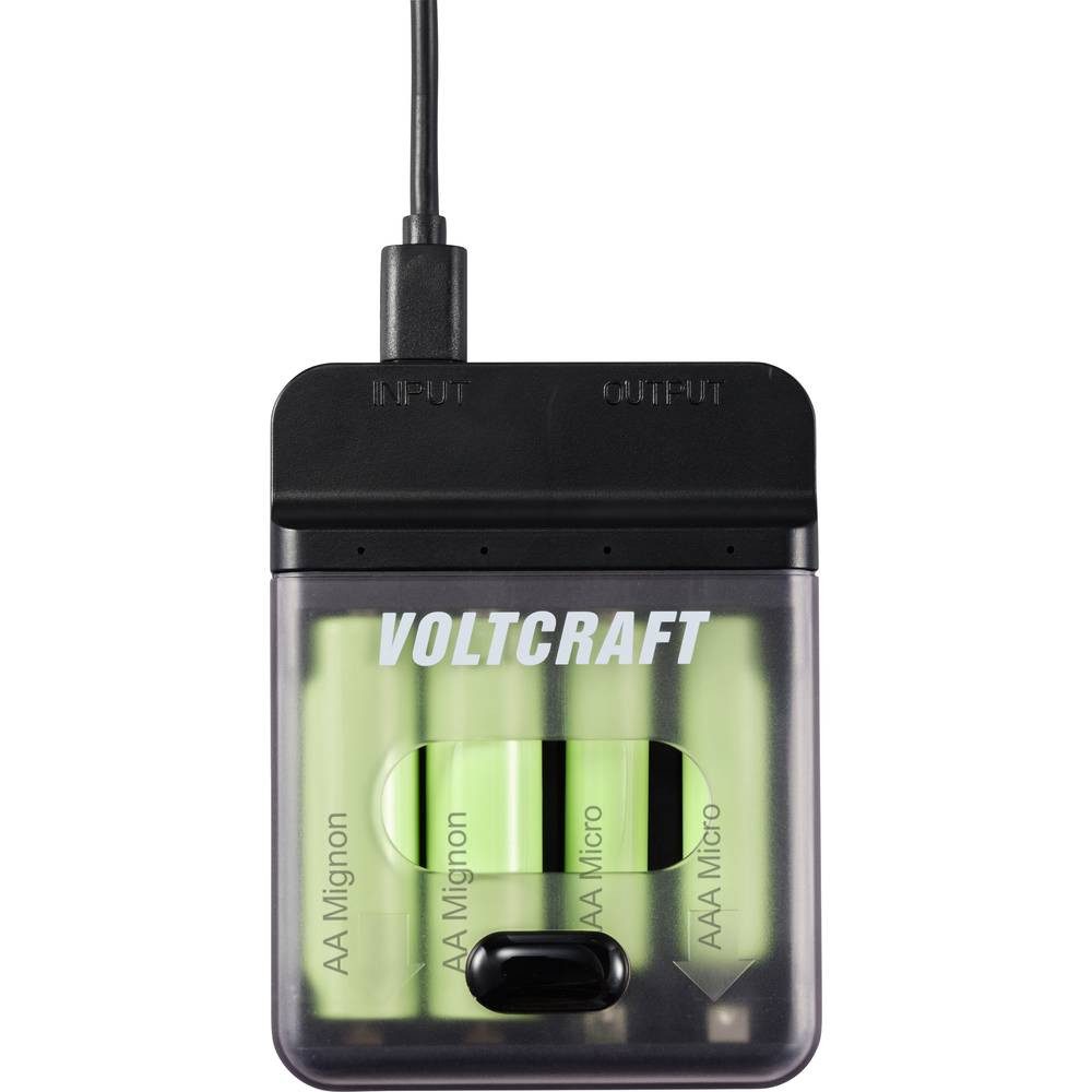 BC4-PB Rundzellen-Ladegerät und Powerbank Rundzellen-Lader