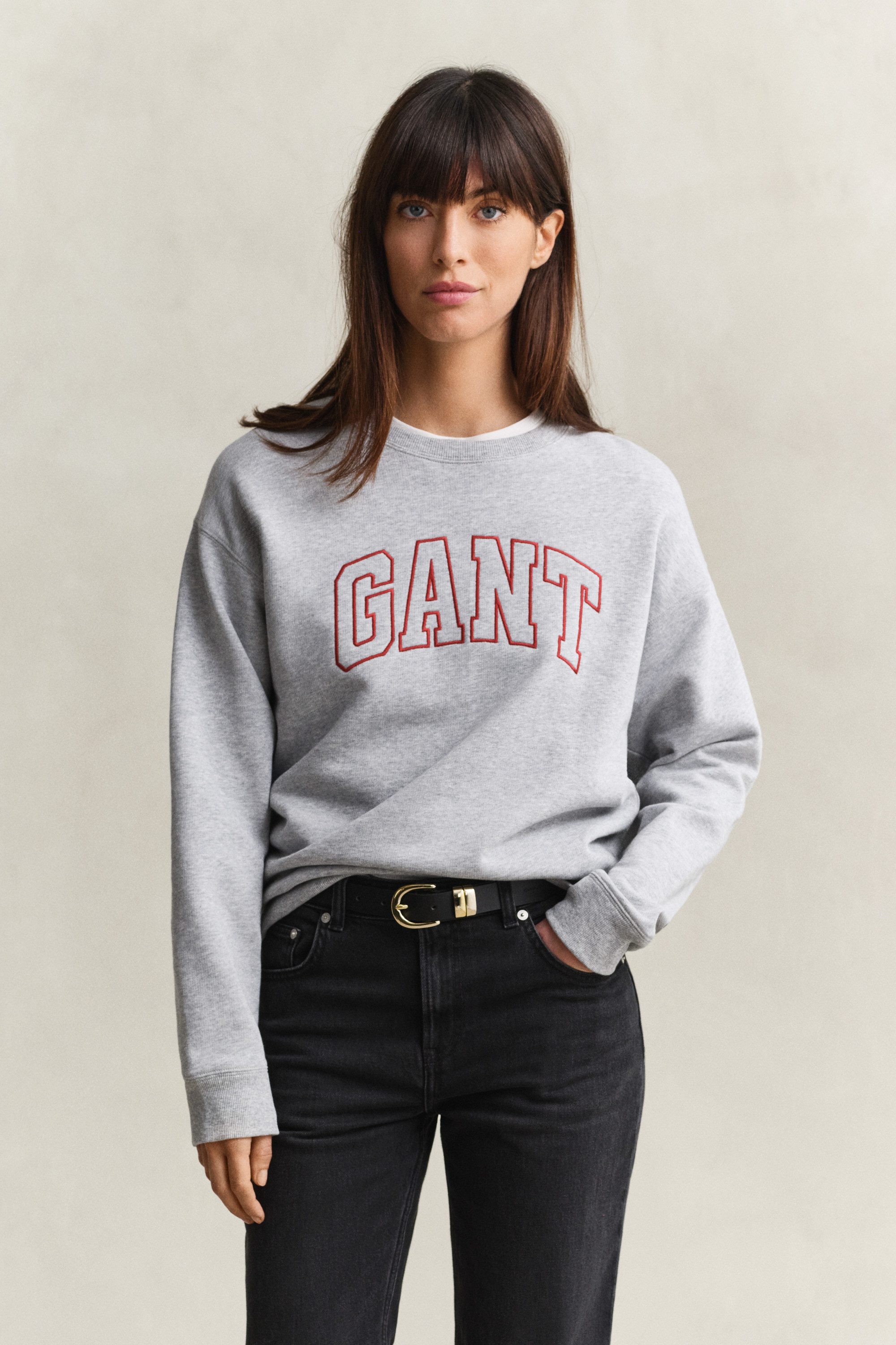 Gant Sweatshirt GRAPHIC C-NECK SWEAT Relaxed fit mit Rundhalsausschnitt