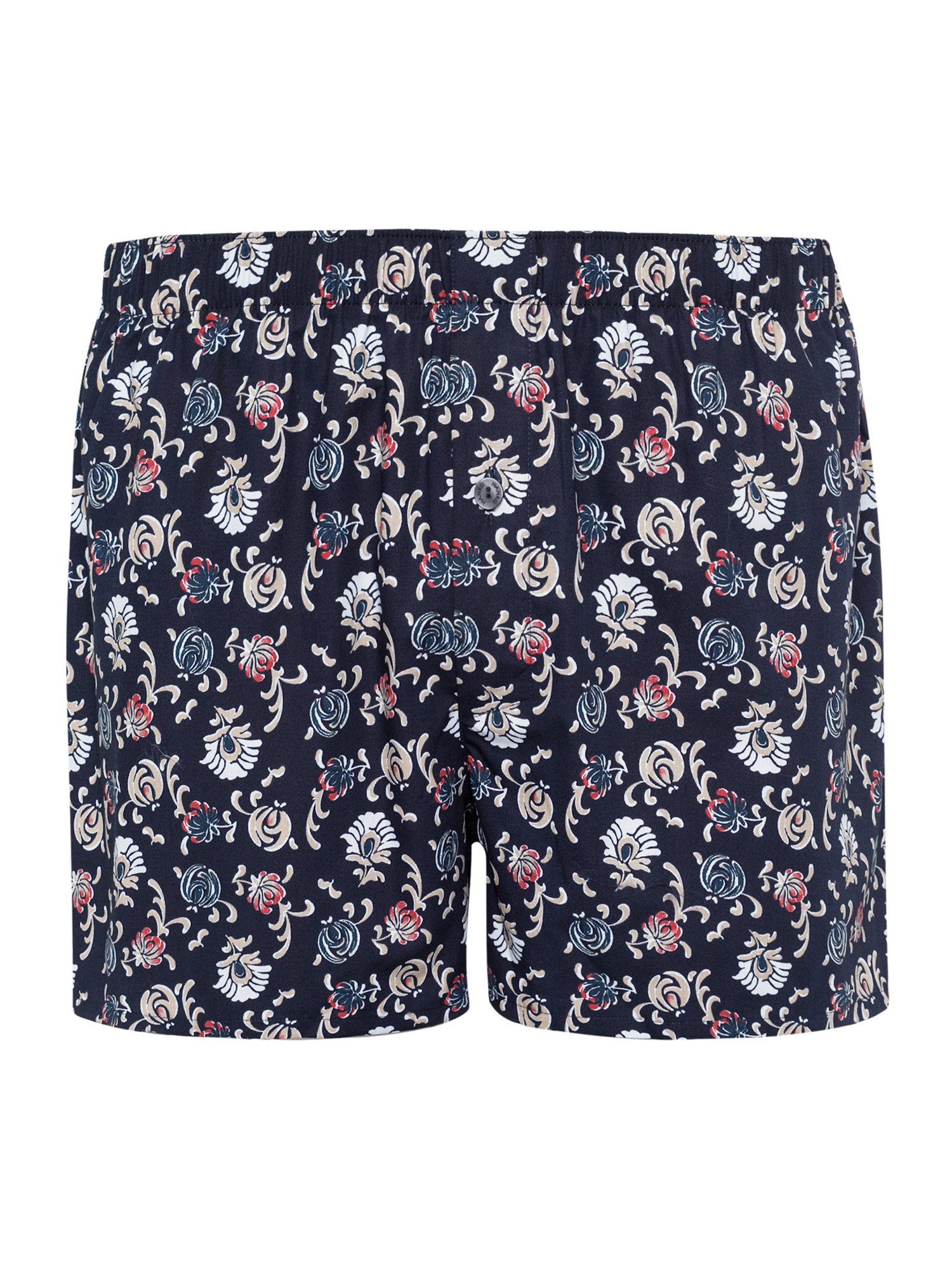 print Boxer navy Woven Hanro botany Fancy