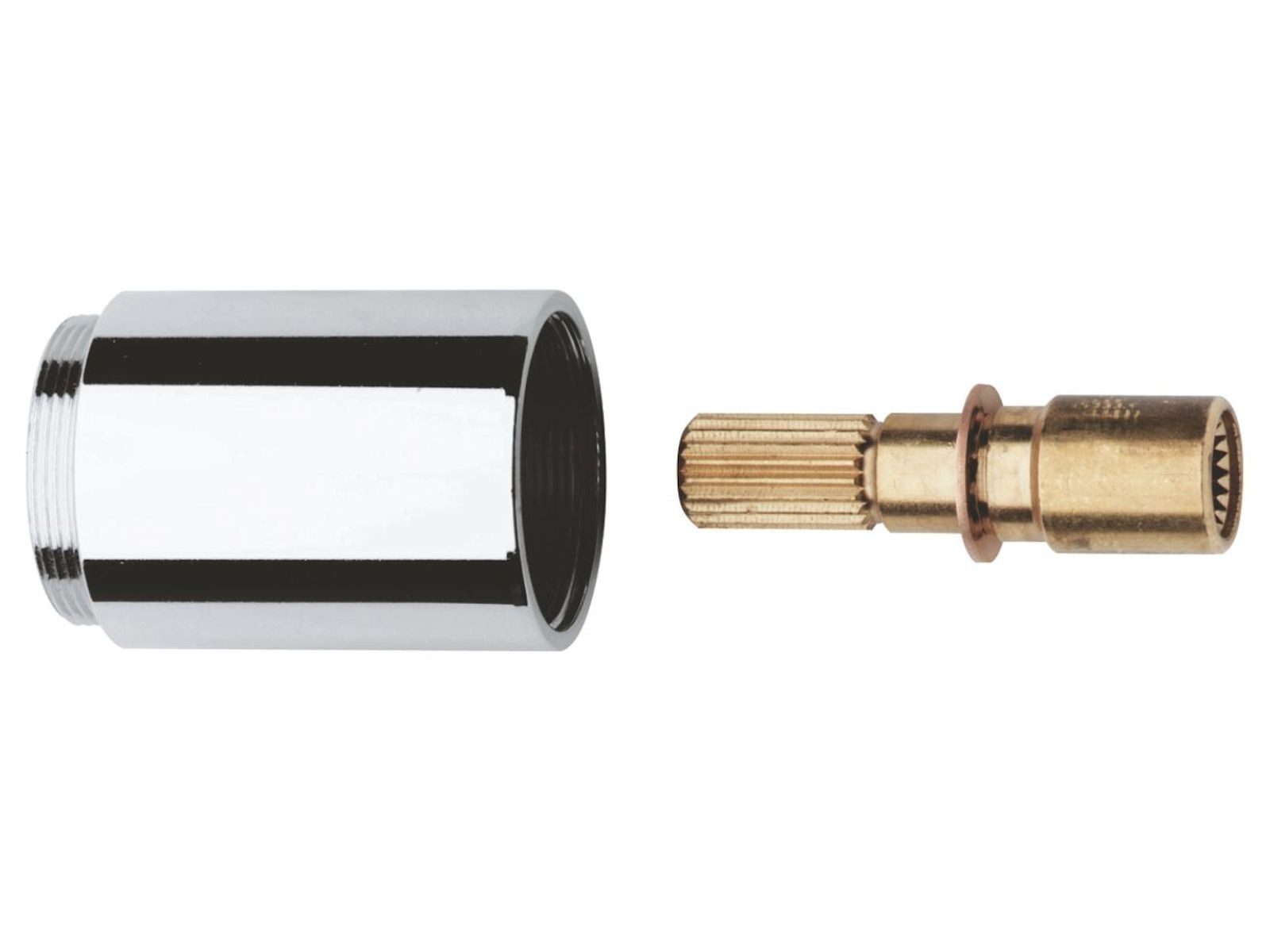 Spültischarmatur Verlängerungsset 40 mm, chrom - 06428000