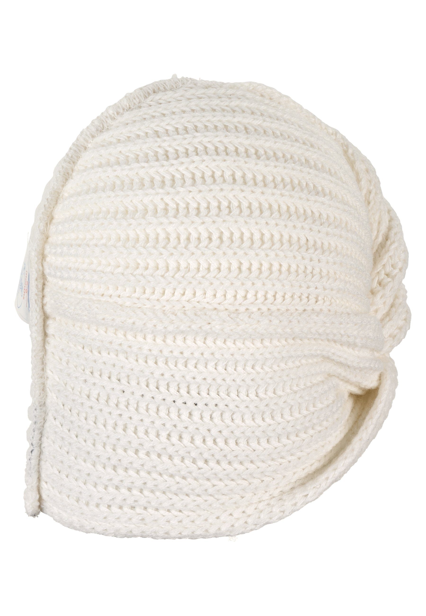 Sterntaler® Strickmütze beige Turban-Strickmütze Farbe (1-St)