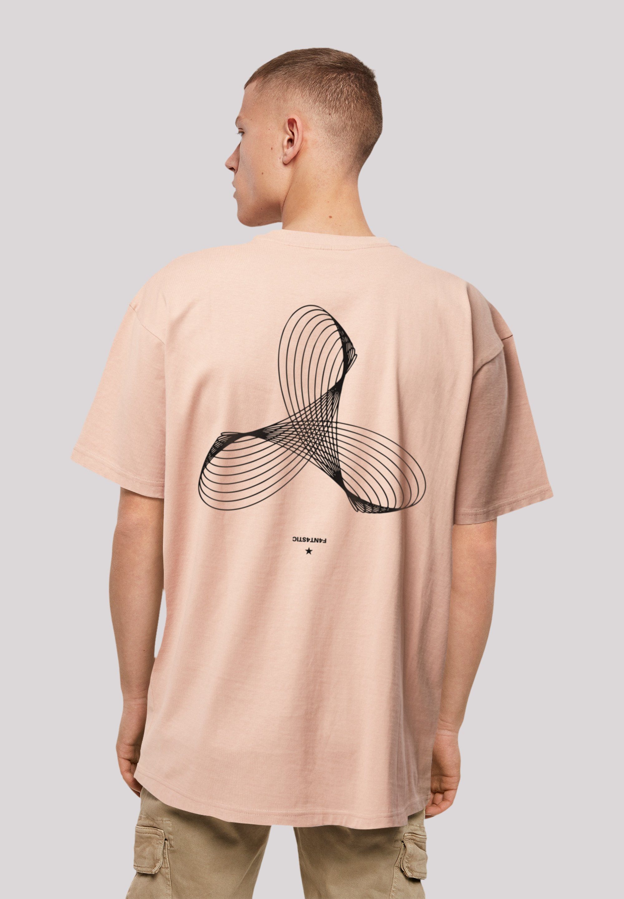 F4NT4STIC T-Shirt amber Geometrics Print