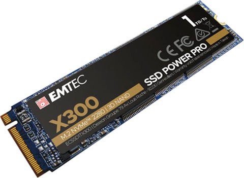 EMTEC X300 Power Pro SSD interne SSD (1 TB) 2500 MB/S Lesegeschwindigkeit, 2000 MB/S Schreibgeschwindigkeit
