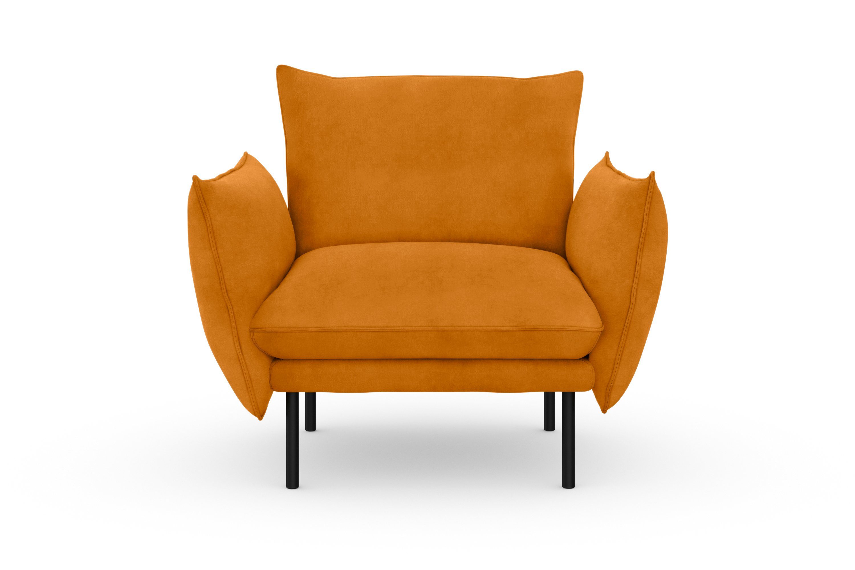 OTTO home Sessel Stine Cocktailsessel, Besonderes Design durch Kissenoptik und Keder, by Morten Georgsen