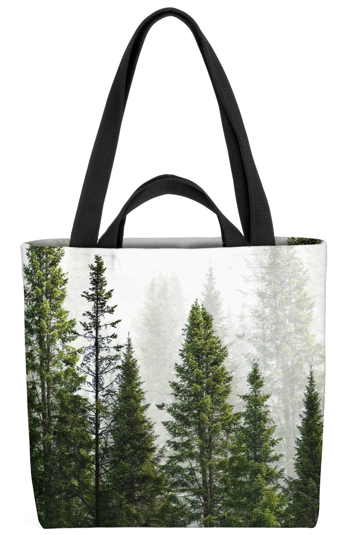 VOID Henkeltasche (1-tlg), Wald Landschaft Wälder Natur Sommer Berge Pflanzen Landhaus Bauernhof Ho