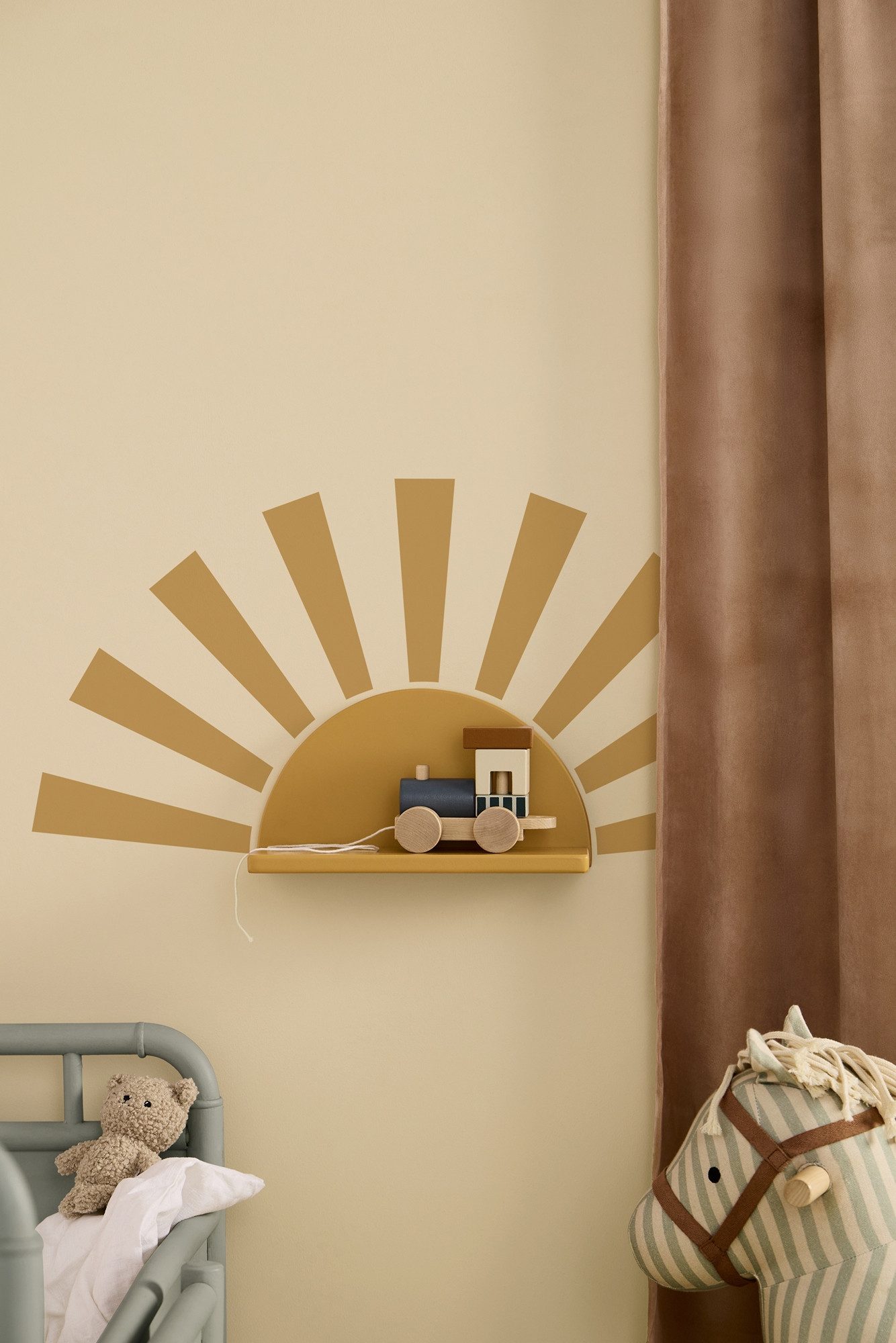 Kids Concept Wandregal Regalbrett Sonne Star günstig online kaufen