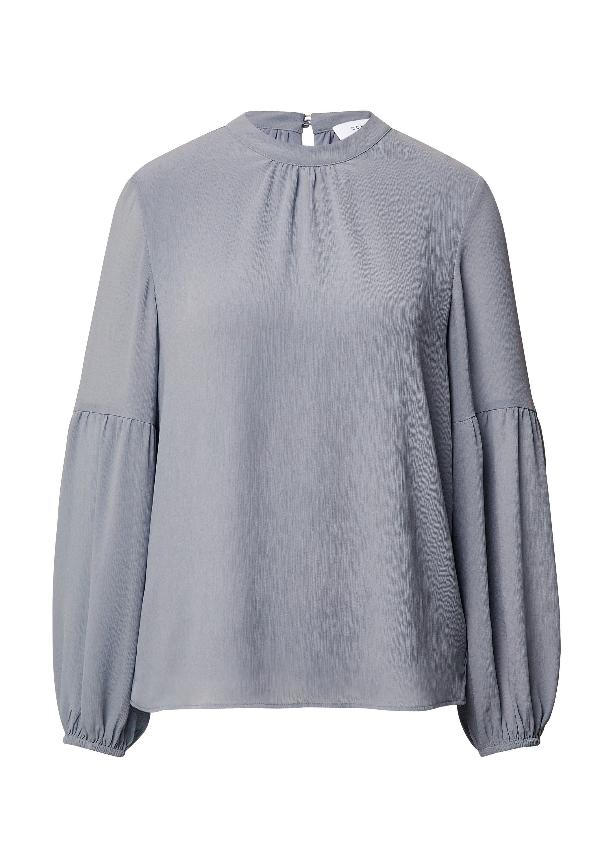 comma Langarmbluse Bluse Gefütterte Chiffonbluse mit günstig online kaufen