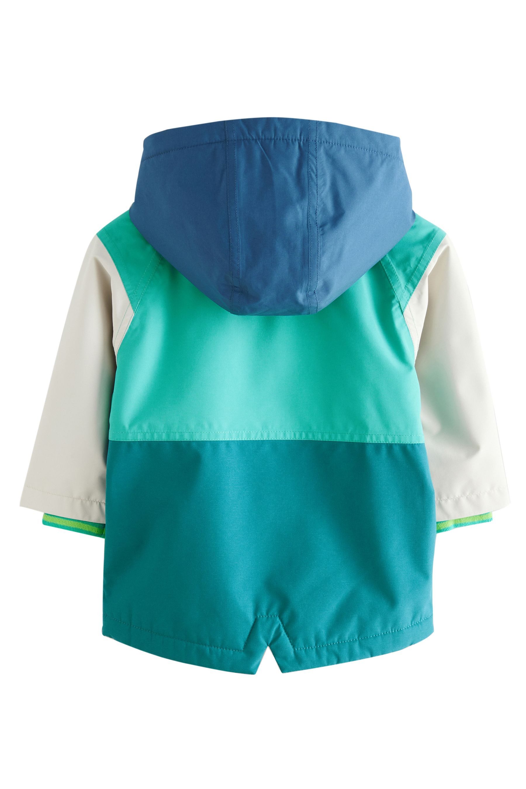 Next Regenjacke Wasserfester Mantel mit Fleece-Futter günstig online kaufen