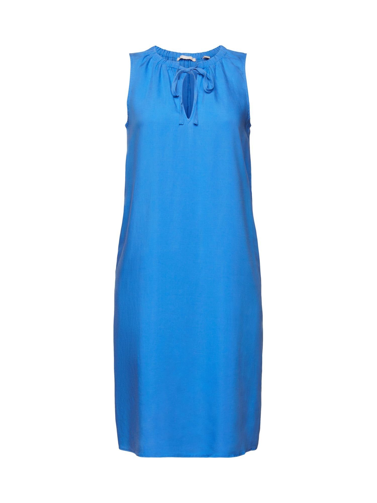 edc by Esprit Minikleid Ärmelloses Kleid mit elastischem Kragen BRIGHT BLUE