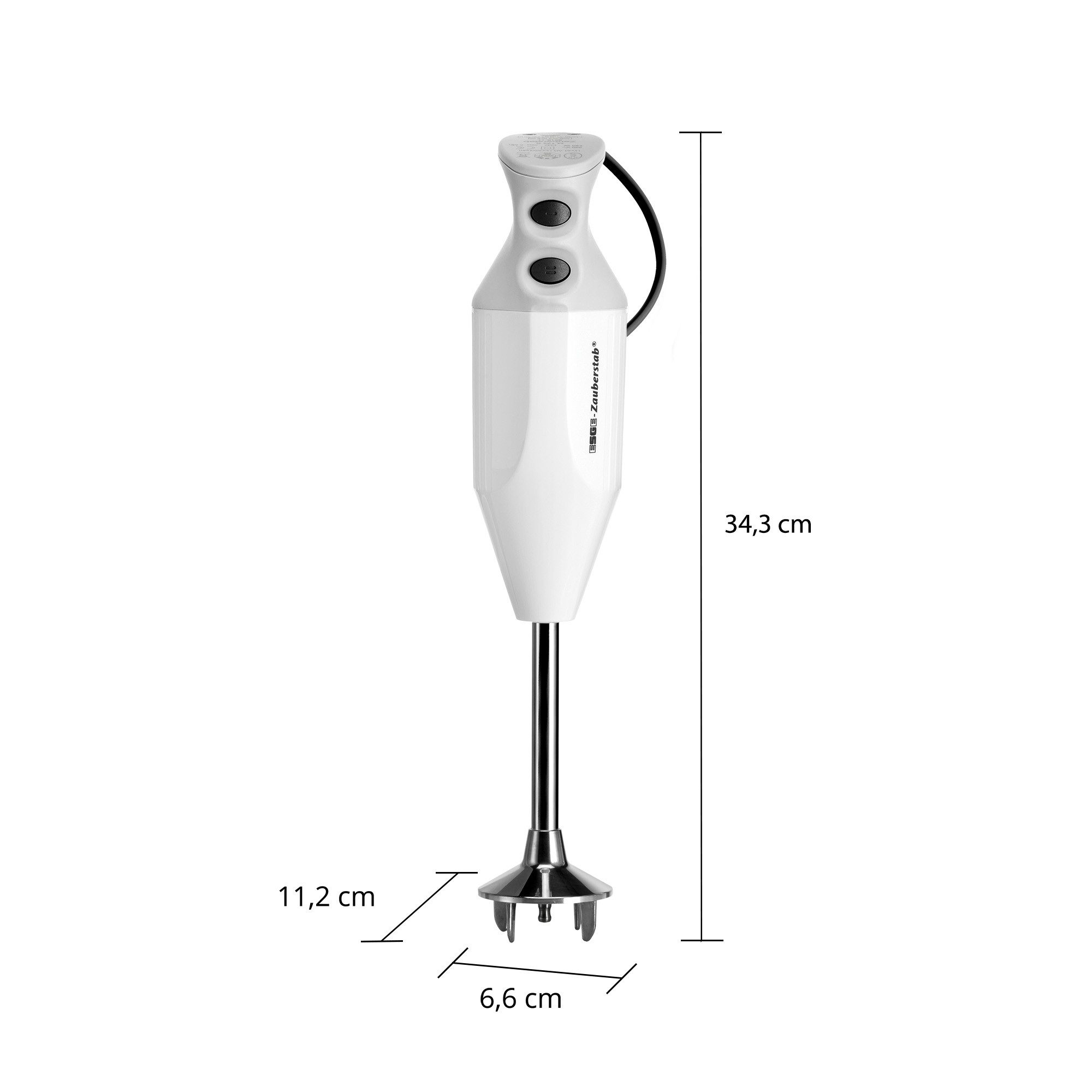 ESGE-Zauberstab Stabmixer ESGE-Zauberstab® M 122 De Luxe, 140 W, Aufsteckzentrierung, langlebiger AC-Motor Made in Switzerland – Bild 4 von 5