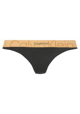 Calvin Klein Underwear String THONG mit kontrastfarben Calvin Klein Logo-Elastiktape