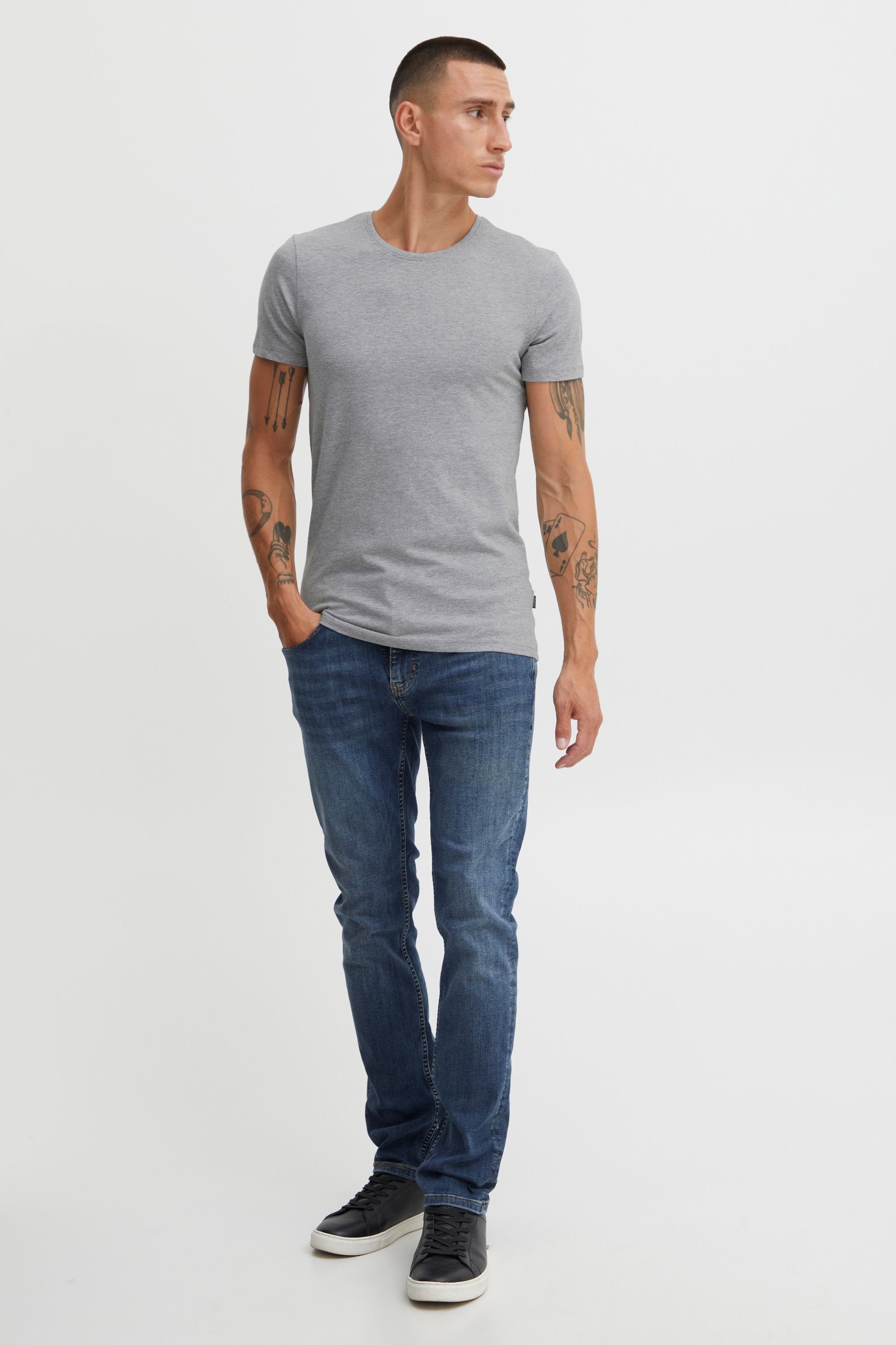 Casual Friday T-Shirt CFDavid Light melange 20503063 (50813) - grey