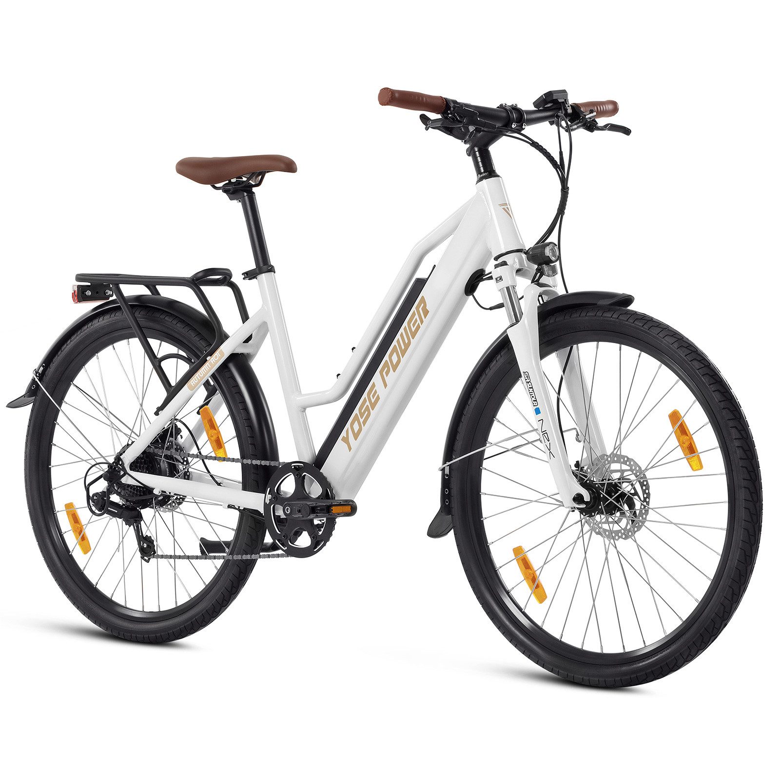 E-Bike Cityrad 27,5 Zoll City Bike Elektrofahrrad & 36V 13Ah Akku, Drehmoment Sensor