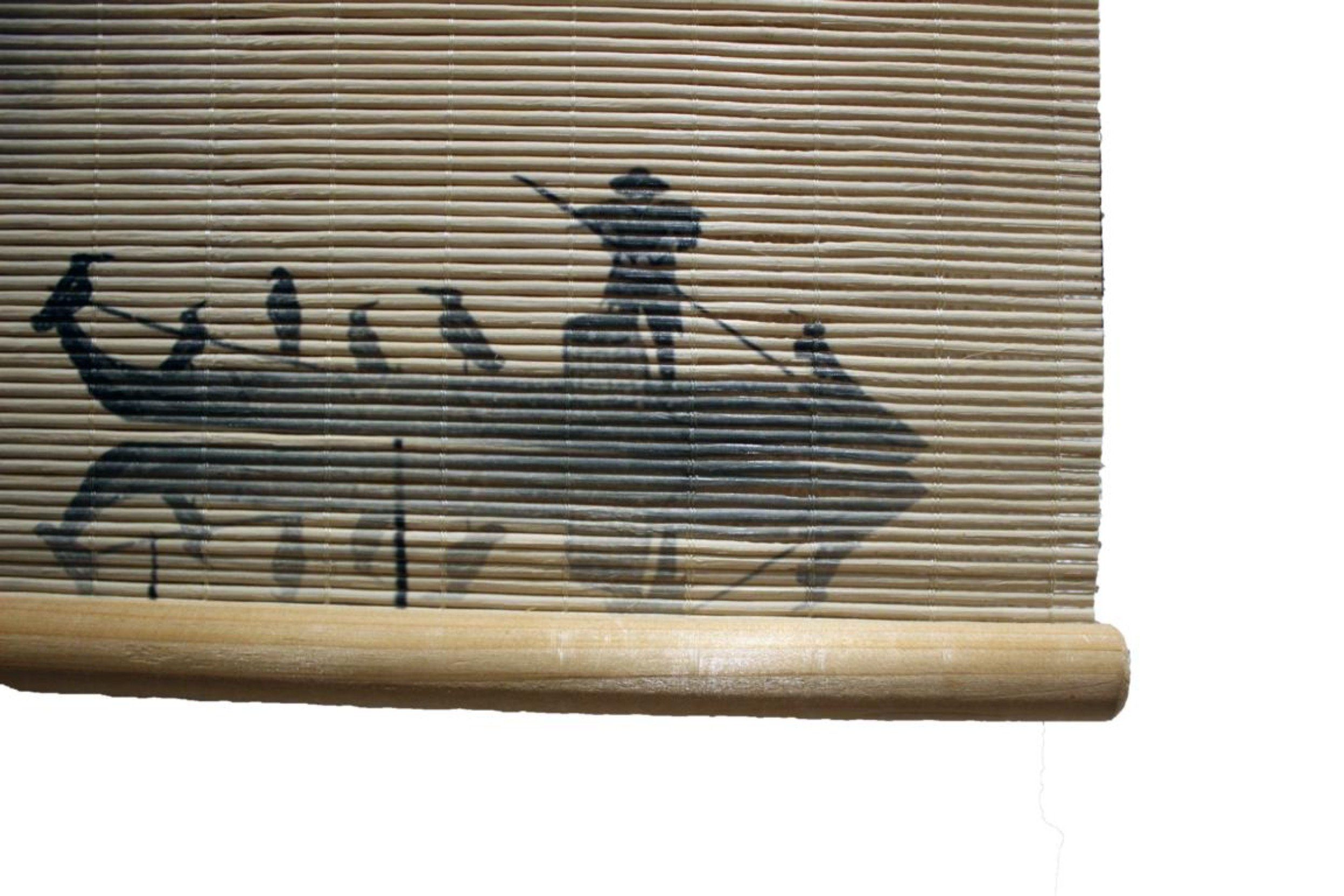 Cosy Home Ideas als (1 Stück, Jalousie), 150 cm Landschaft Wanddekoobjekt auch Jalousie Jalousie nutzbar 1x Wanddeko/ Bambus Wandbehang Wanddekoration