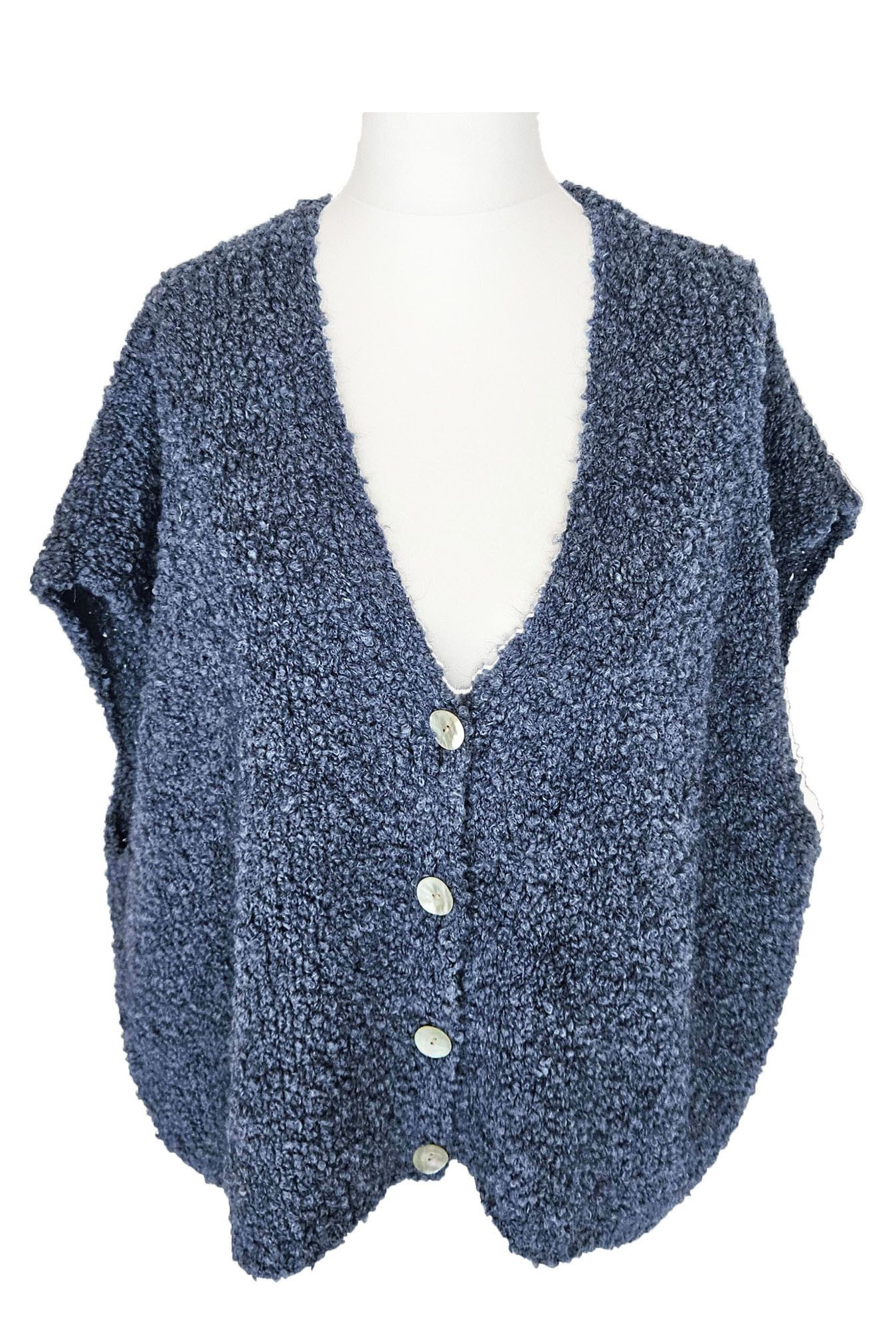 Strickweste Saison Grobstrick Weste oversized XL günstig online kaufen