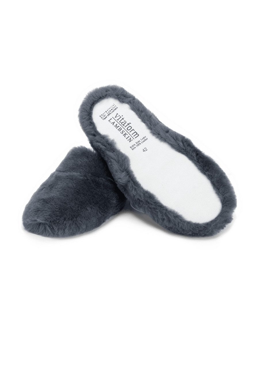 vitaform Herren Hausschuhe Lammfell Hausschuh