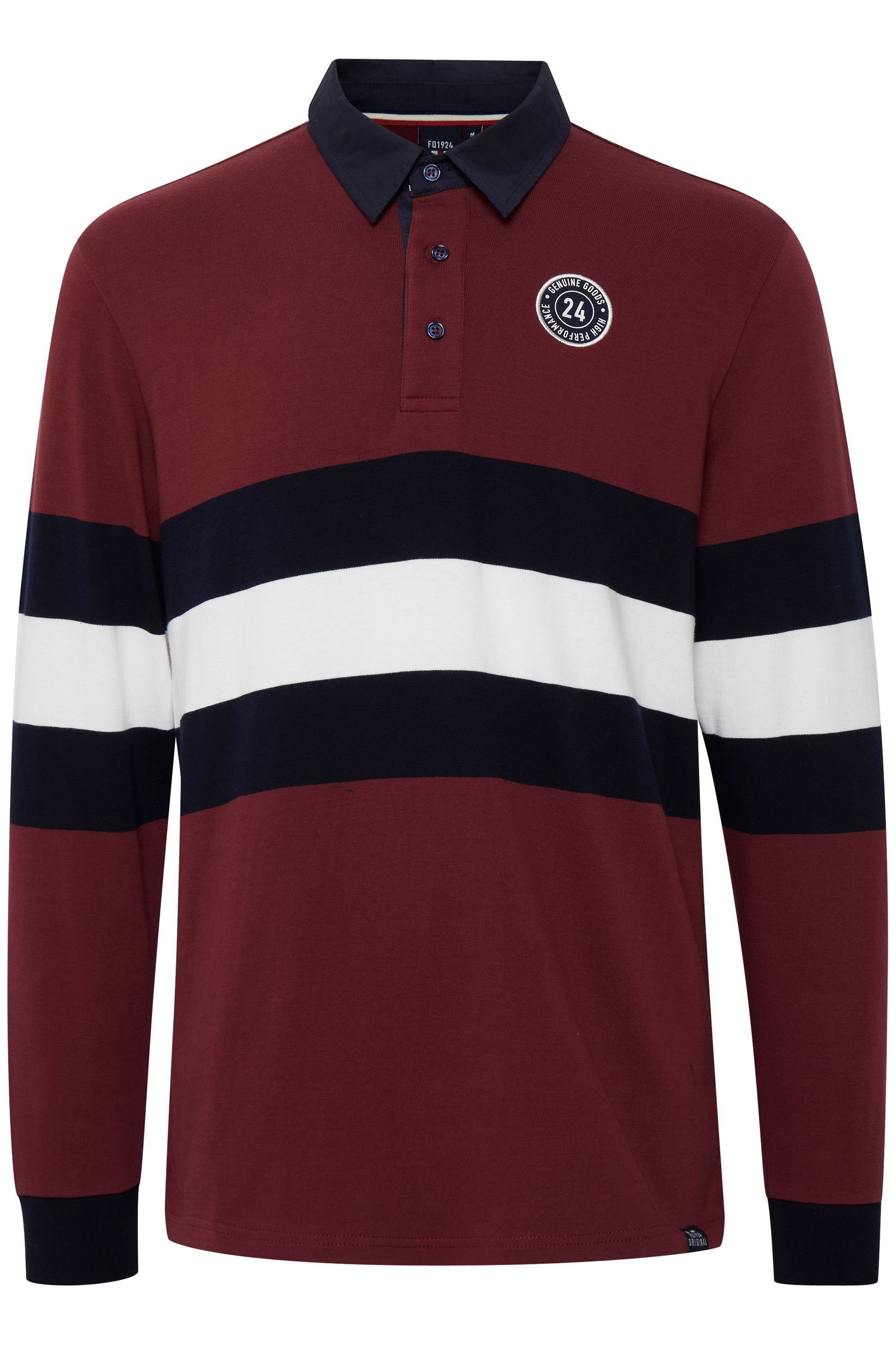 Langarm-Poloshirt Cabernet FQ1924 FQ1924 FQMikkael