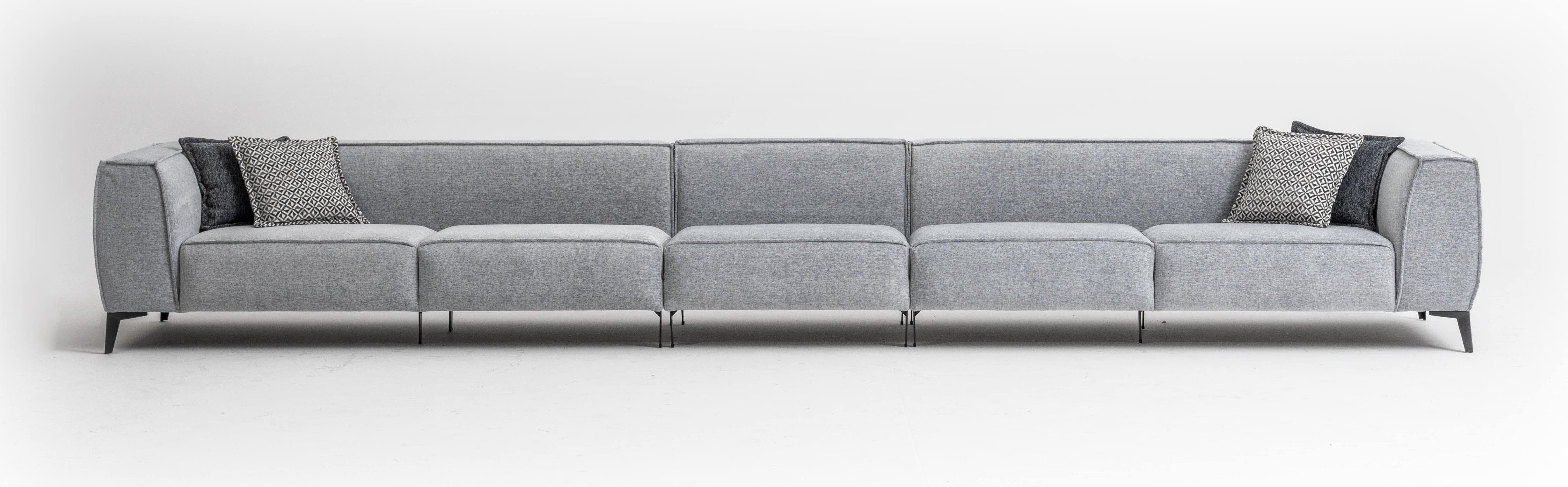 Xlmoebel Big-Sofa Große italienische Möbel Sofagarnitur für 8 Personen - Italienische, 1 Teile, Hergestellt in Europa