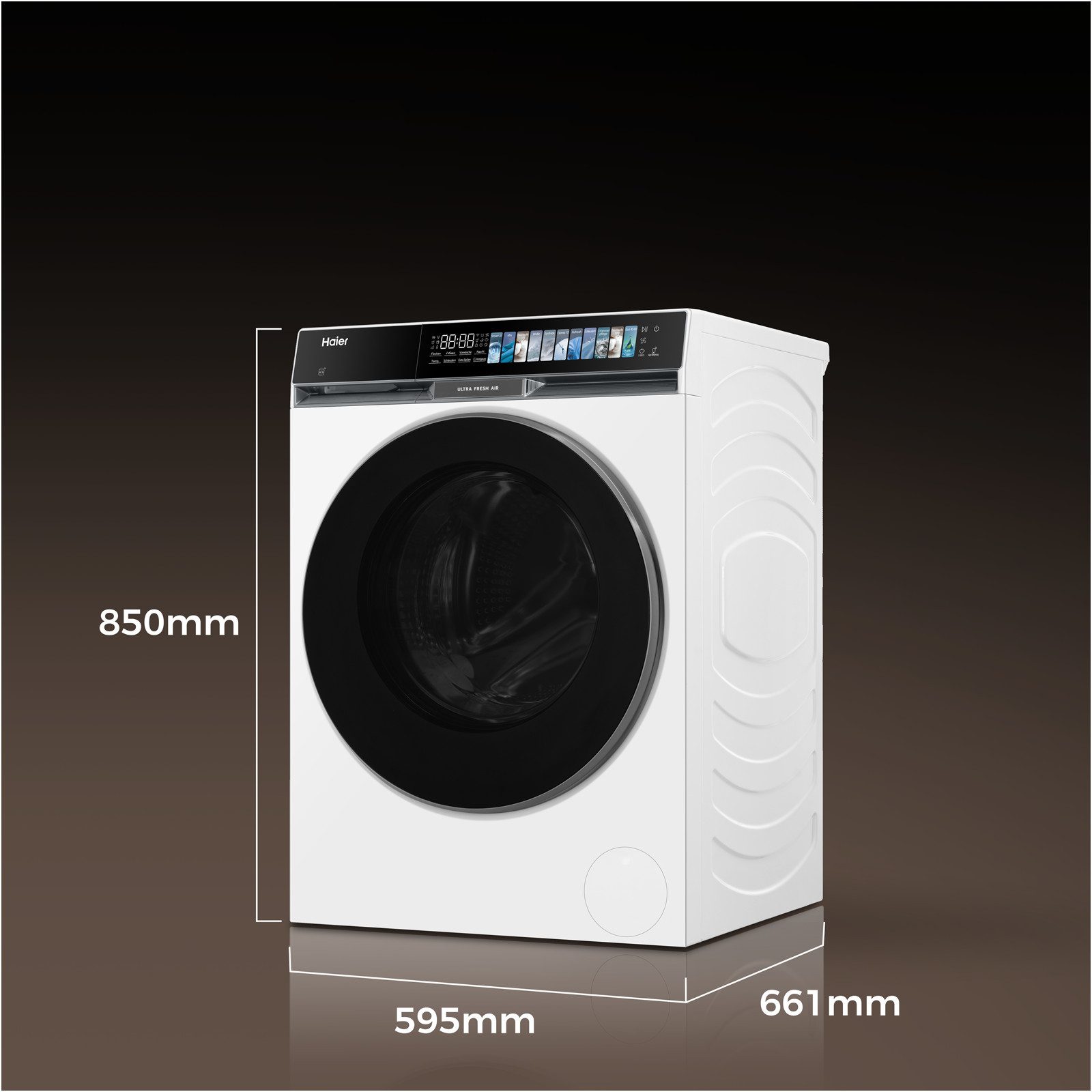 Haier Waschmaschine G9 Serie HW130-B14687U1, 13 kg, 1400 U/min, UltraFresh: Hält die Wäsche bis zu 12 Std. frisch