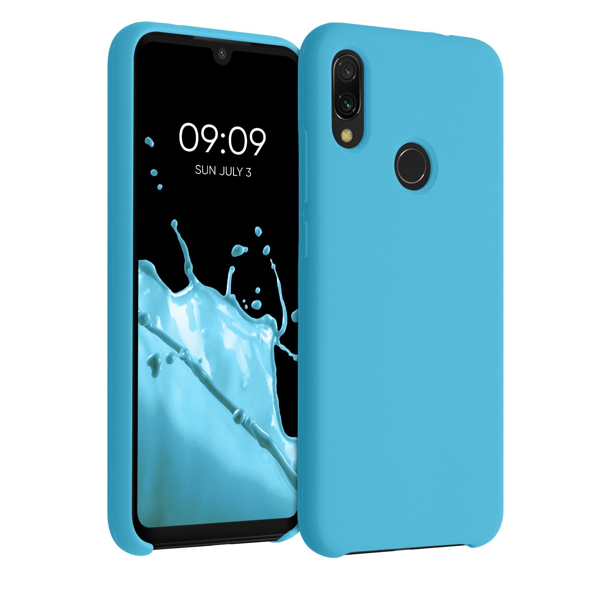 kwmobile Handyhülle Handyhülle für Xiaomi Redmi Note 7 / Note 7 Pro Hülle, Weiches Handy Silikon Case - Schutzhülle Cover