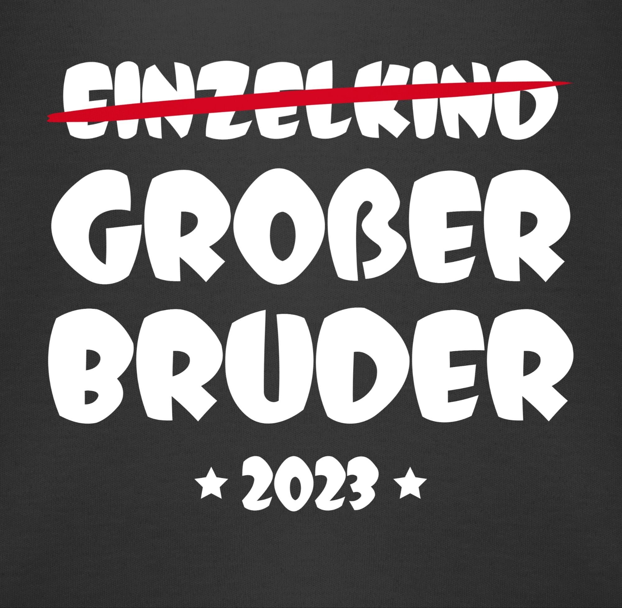 Einzelkind Großer Großer Schwarz Bruder Bruder 2 Shirtbody Shirtracer 2023