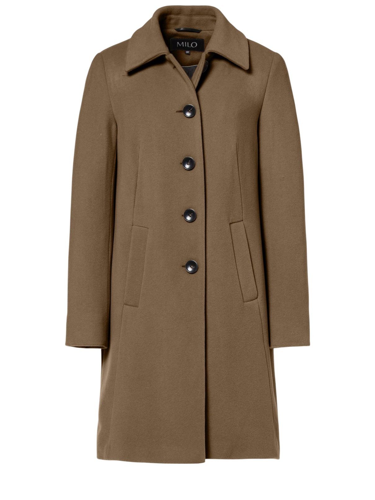 Milo Winterjacke Mantel Isa (Wollmischung) braun Damen