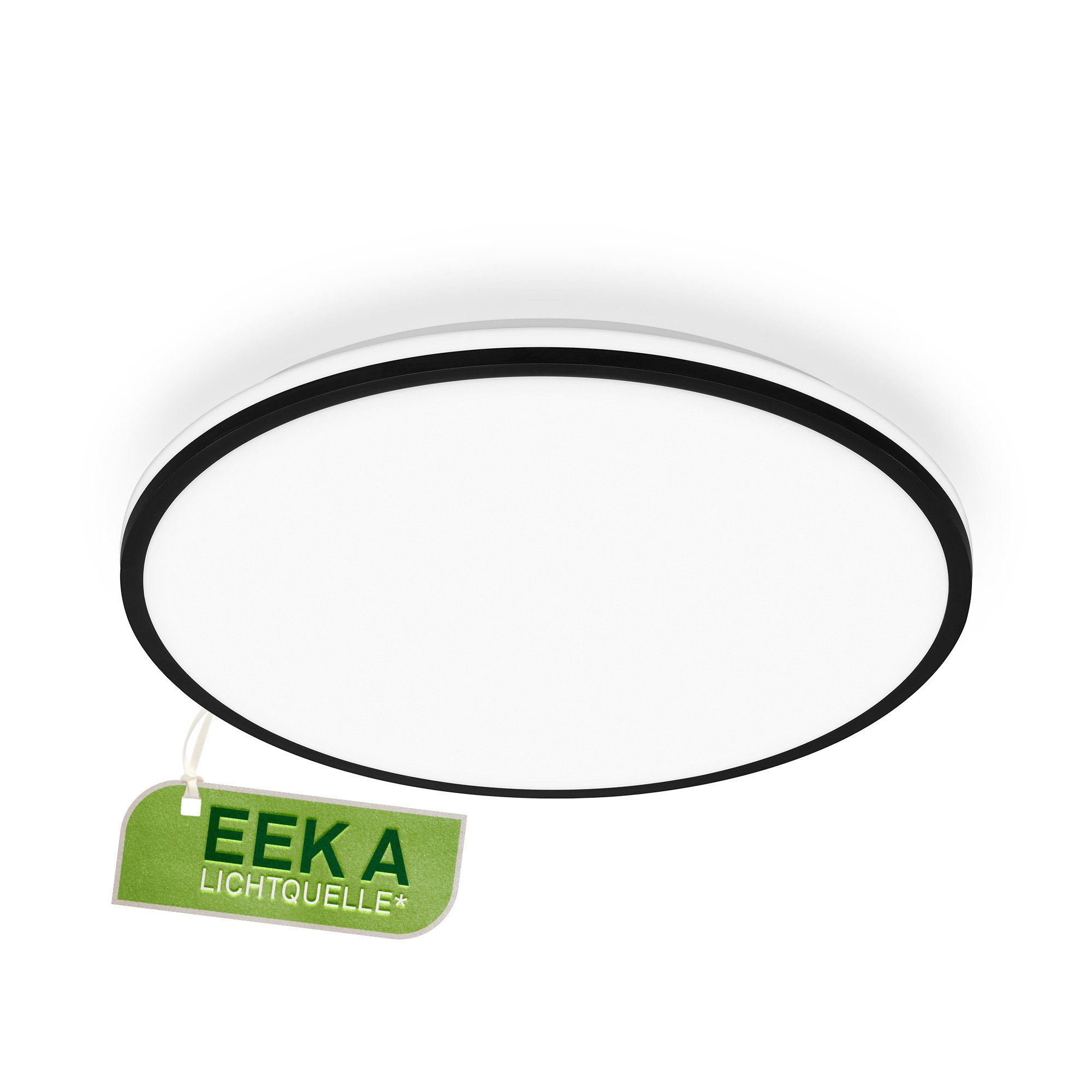 Briloner Leuchten LED Deckenleuchte Panel ultraflach Energieeffizienz A, LED fest integriert, 4000K, 33x6cm, 8,5W, 1800lm