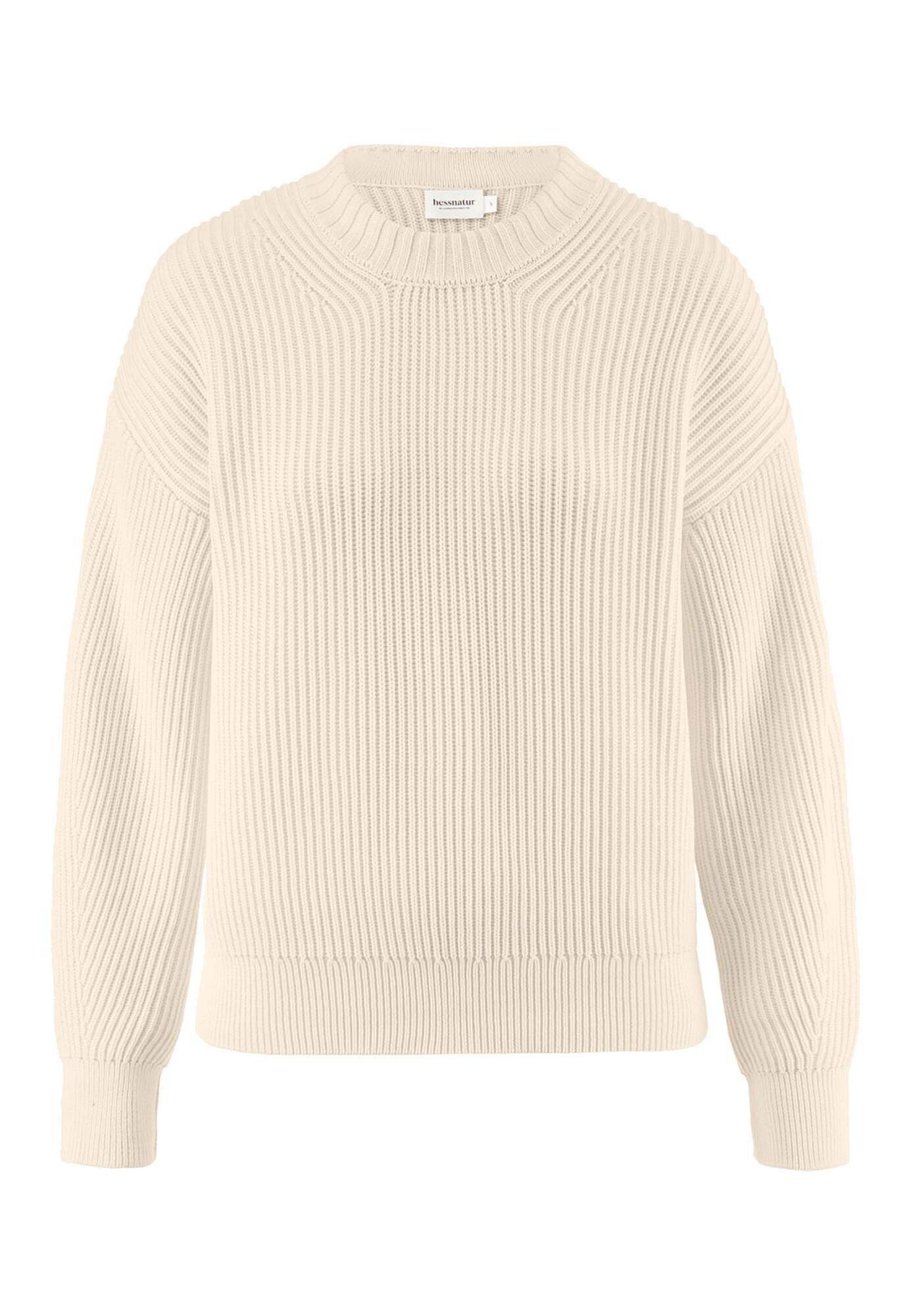 Hessnatur Strickpullover Relaxed aus reiner Bio-Baumwolle günstig online kaufen