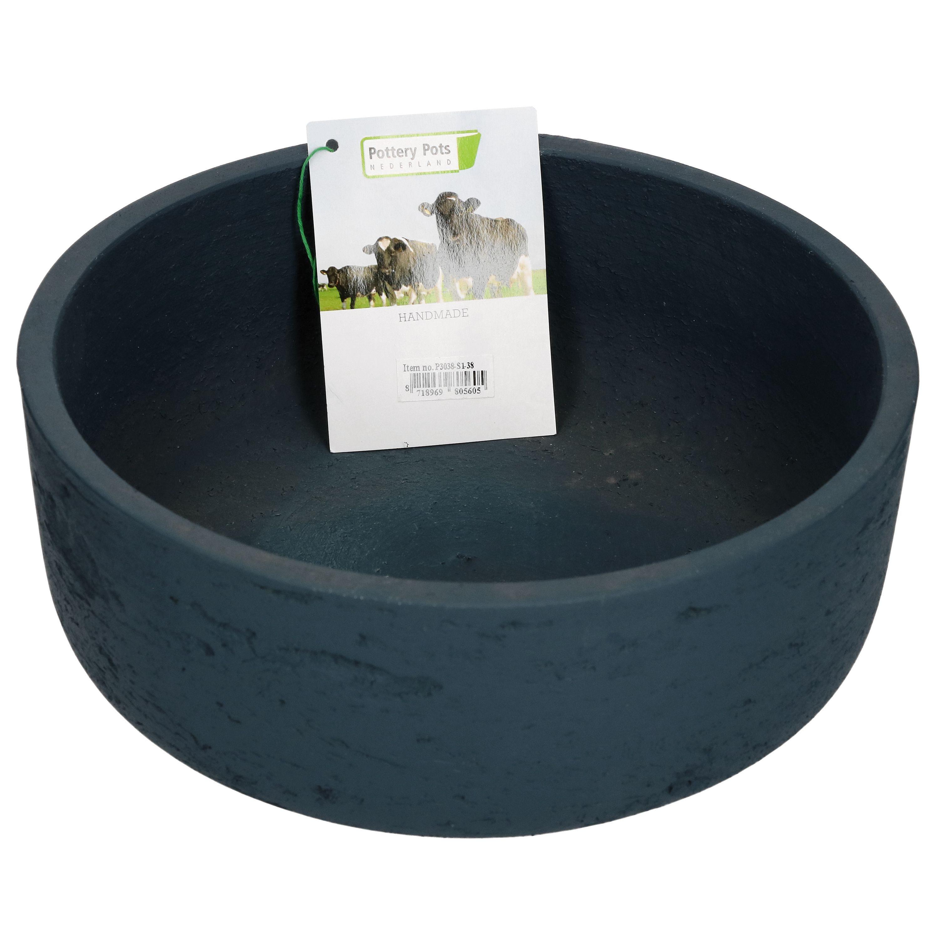 MamboCat Dekoschale Ethan Pflanzschale Größe: S Blau Ø 24 cm – Bild 2 von 5