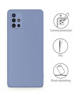 MyGadget Handyhülle Silikon Hülle für Samsung Galaxy A51 4G, robuste Schutzhülle TPU Case Slim Silikonhülle Back Cover Kratzfest