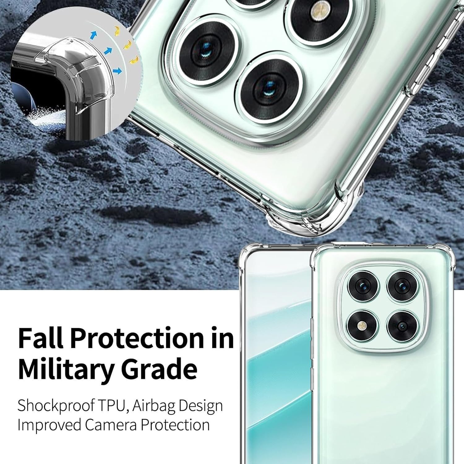 Widmann-Shop Smartphone-Hülle Redmi Note 15 5g 15 Pro 5g 15 Pro + 5g Hülle Case Transparen, Für Redmi Note 15 5G / 15 Pro 5G / 15 Pro + 5G