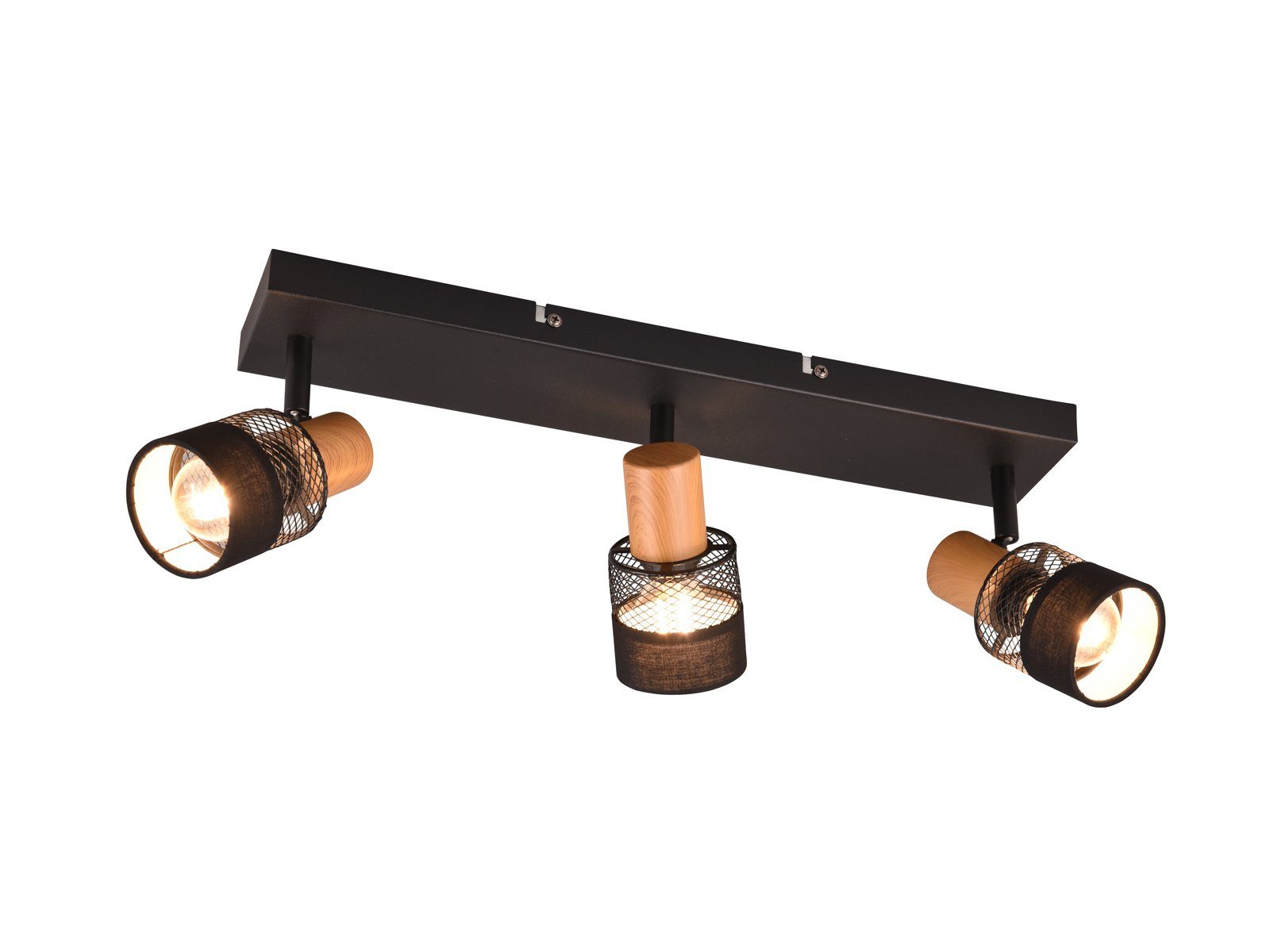 TRIO Leuchten LED Deckenstrahler, Dimmfunktion, LED wechselbar, warmweiß, innen, Deckenleuchte dimmbar über Schalter für Treppenhaus, B: 58,5cm