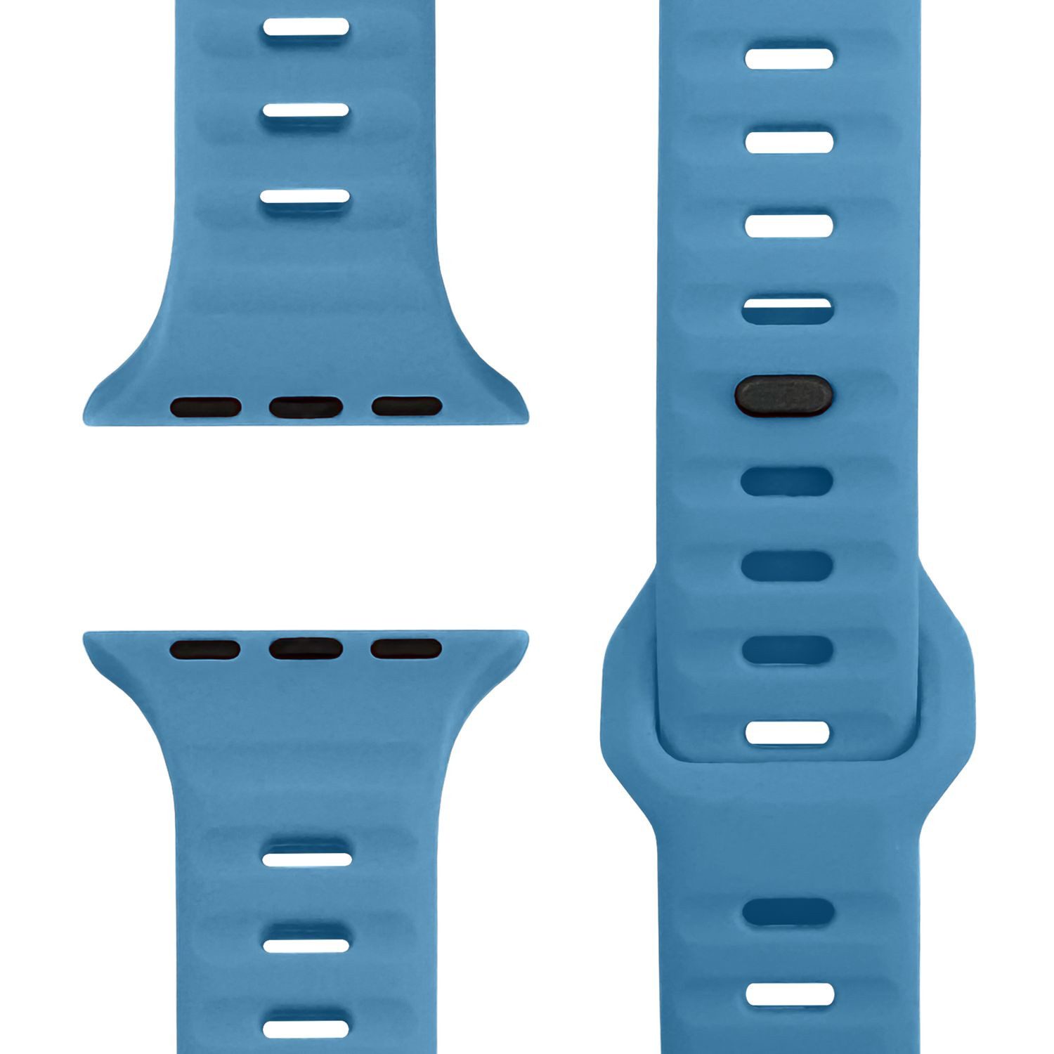 Nalia Smartwatch-Armband Apple Watch 38mm/40/41/42(Serie 10), Silikon Ersat günstig online kaufen