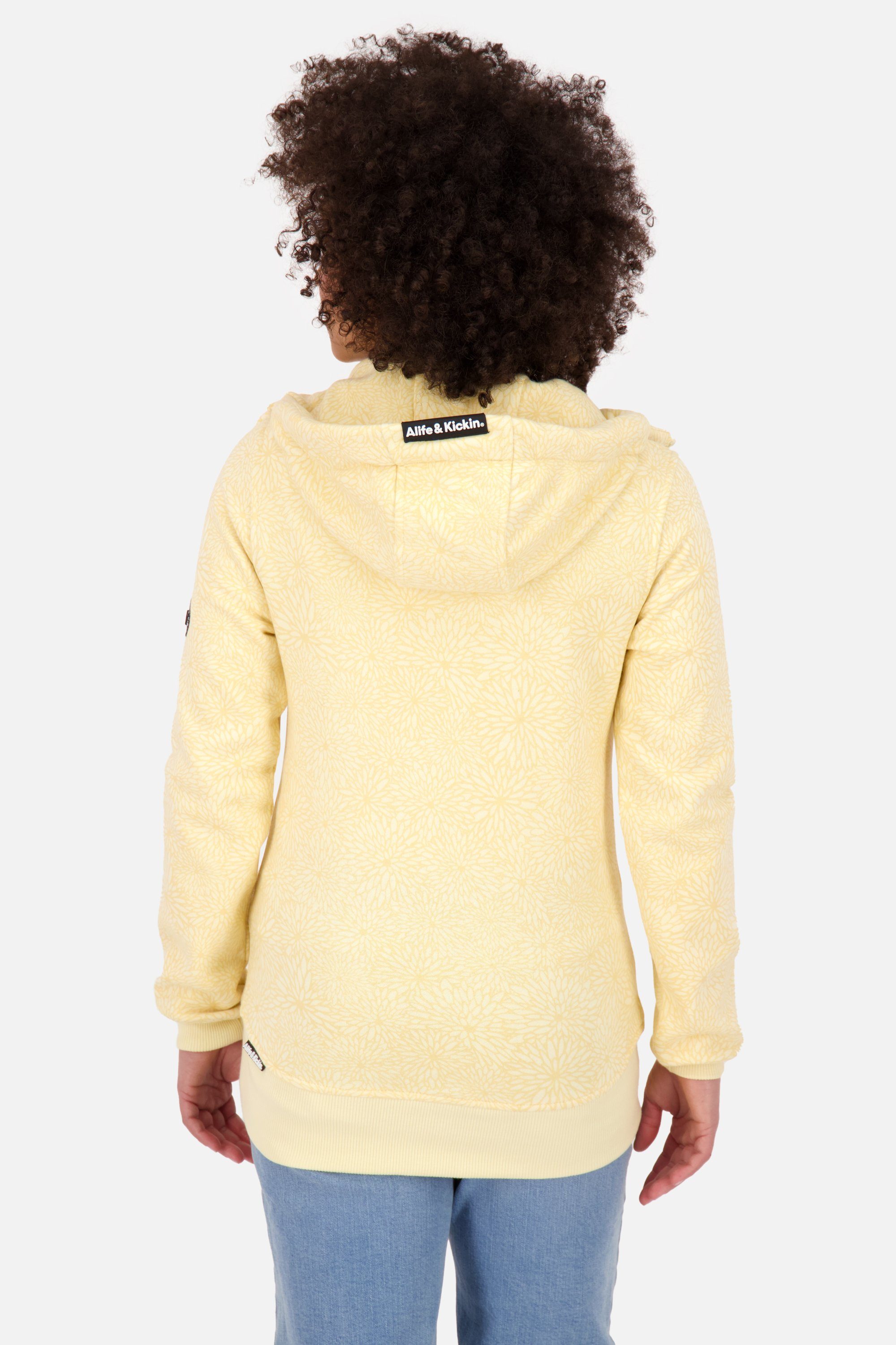 YasminAK Damen Kapuzensweatjacke Sweatjacket B Kickin Alife & butter Hooded melange