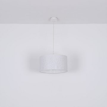 Globo Deckenleuchte, Leuchtmittel nicht inklusive, Design Hänge Leuchte weiß Baum Dekor Wohn Zimmer Beleuchtung Pendel