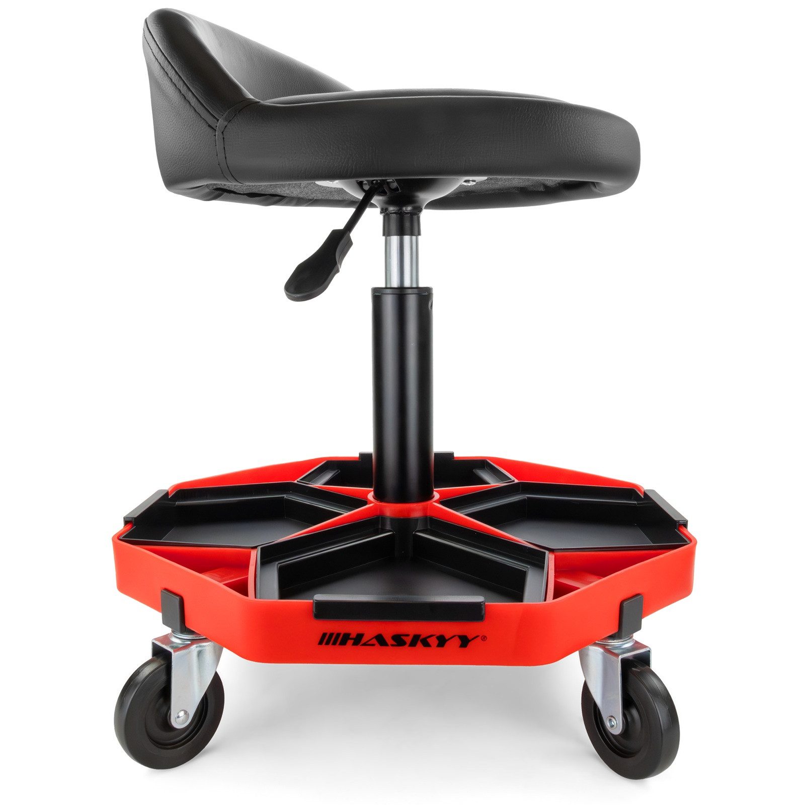 HASKYY Arbeitshocker HASKYY Werkstatthocker mit Rückenlehne, höhenverstellb günstig online kaufen