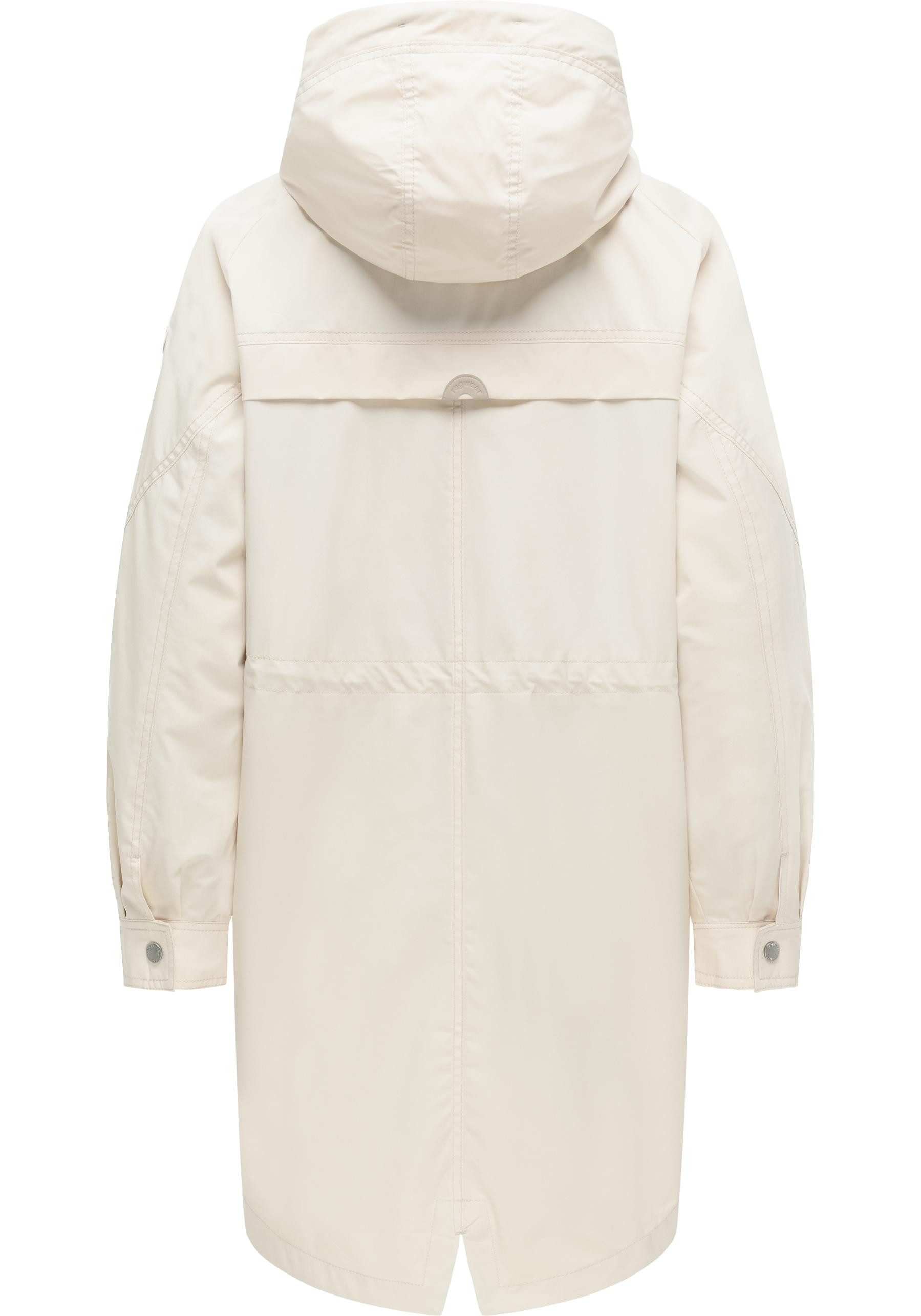 Ragwear Regenmantel Ximenna wasserdichter und atmungsaktiver Damen Übergangsparka