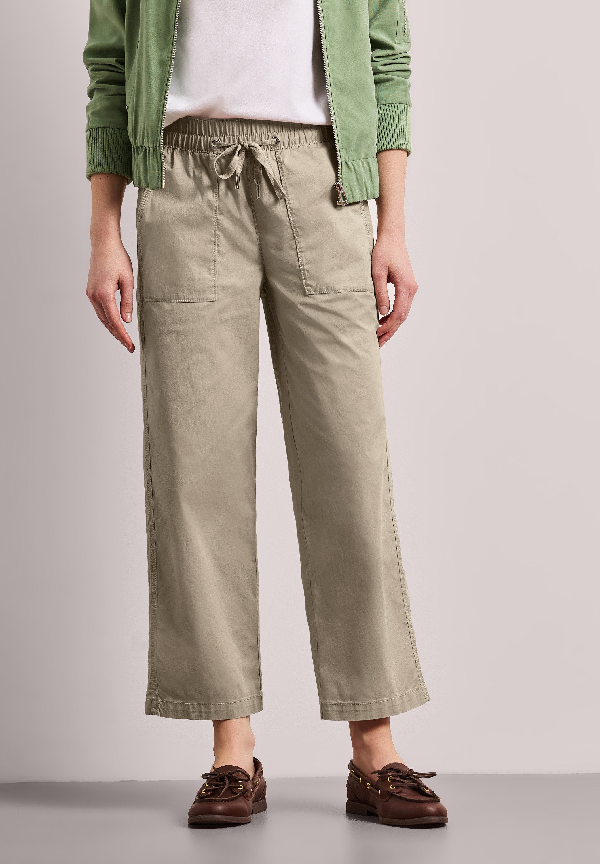 STREET ONE Stoffhose Middle Waist