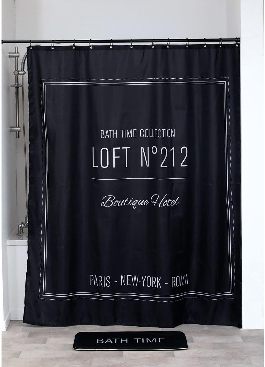 LikeKa Duschvorhang 180x200 cm Badevorhang aus Stoff Sichtschutz Raumteiler günstig online kaufen