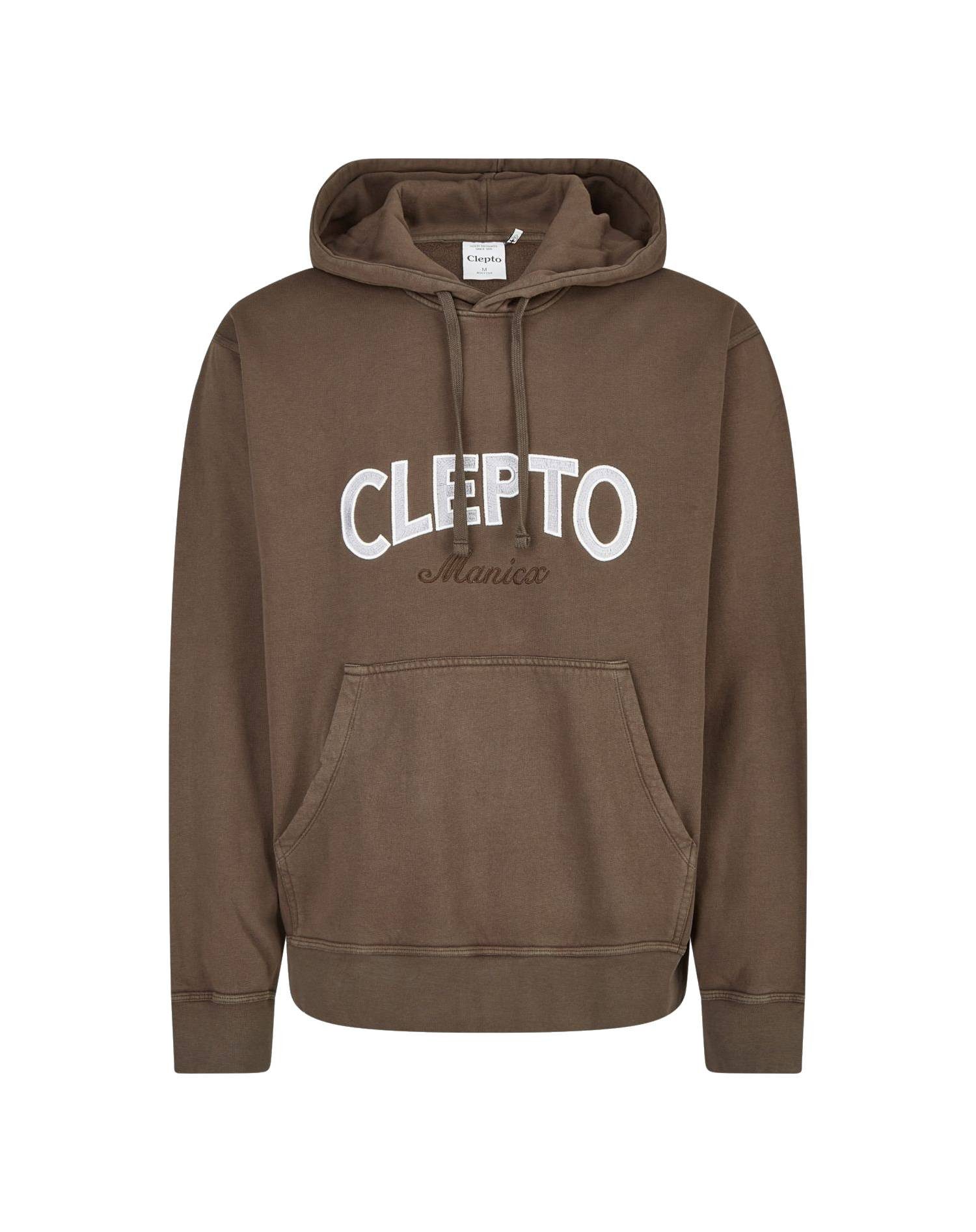 Cleptomanicx Hoodie Hoodie Cleptomanicx Manicxster (1-tlg) Großer "Cleptomanicx" Logo-Stitch auf der Vorderseite