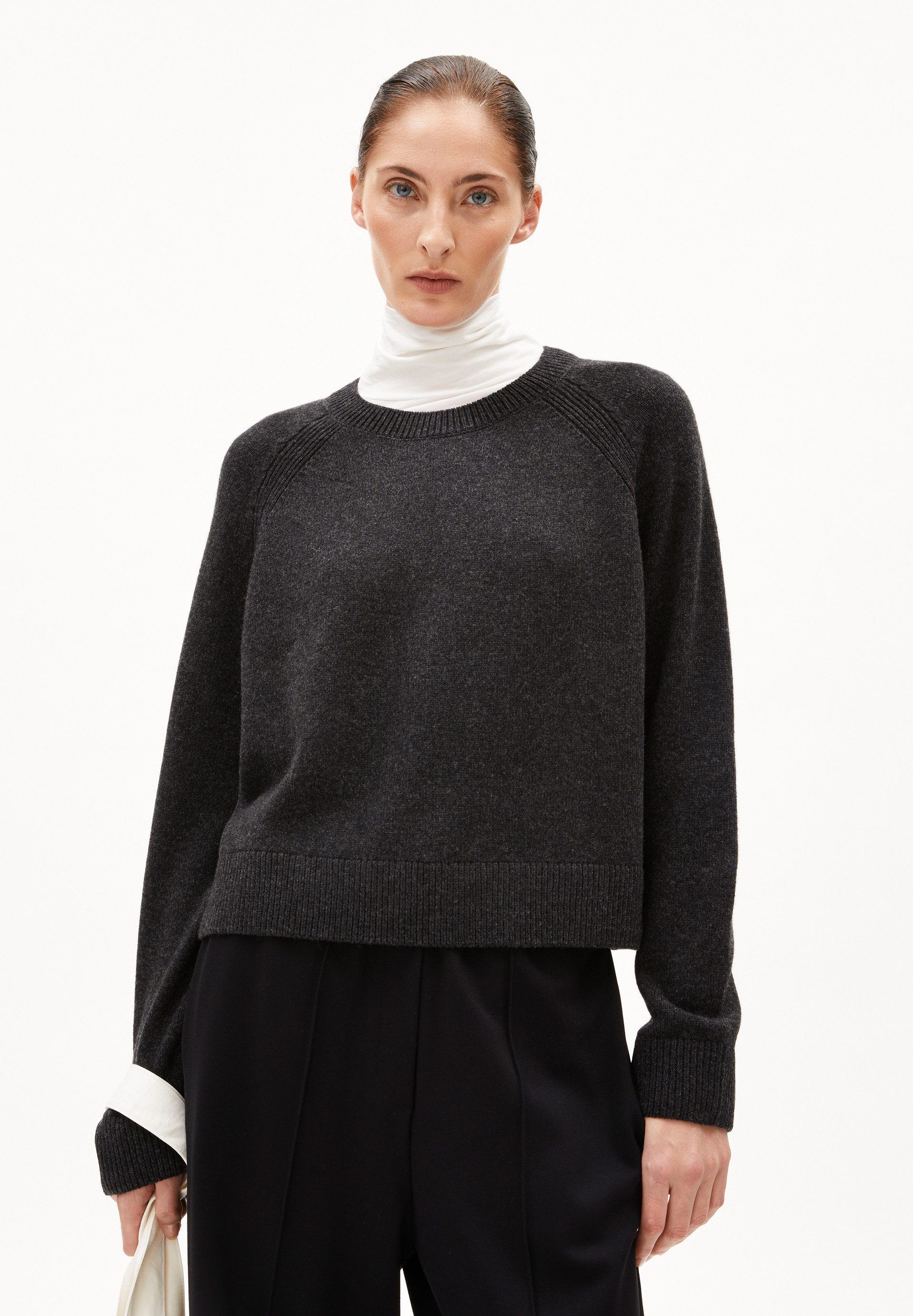 Armedangels Strickpullover DILIRIAA REGLANA (Loose Fit) Rundhalsausschnitt