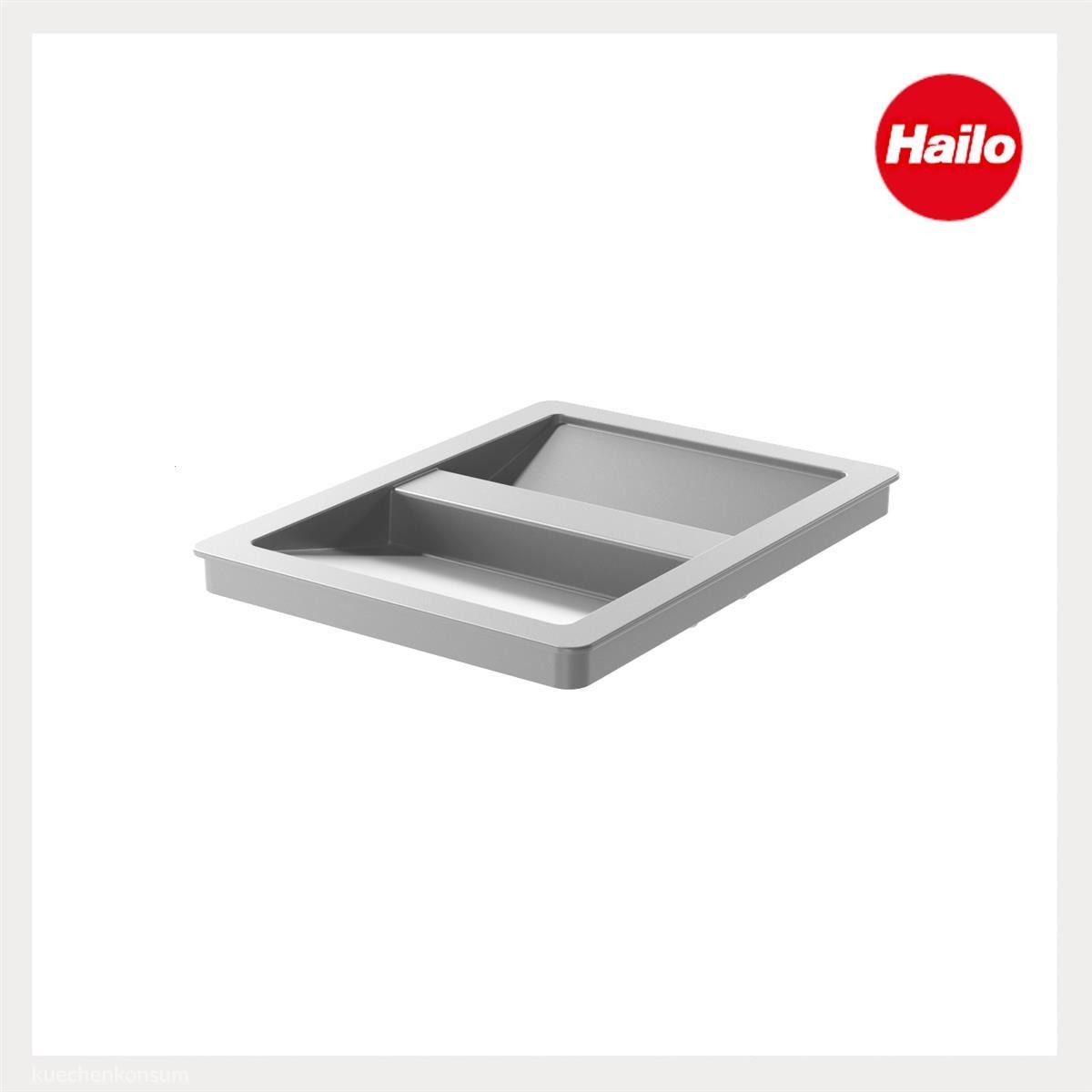 Hailo Einbaumülleimer Hailo Inneneimer 1107289 mit Deckel 6,5 L 226x174x200 mm 2 Henkel