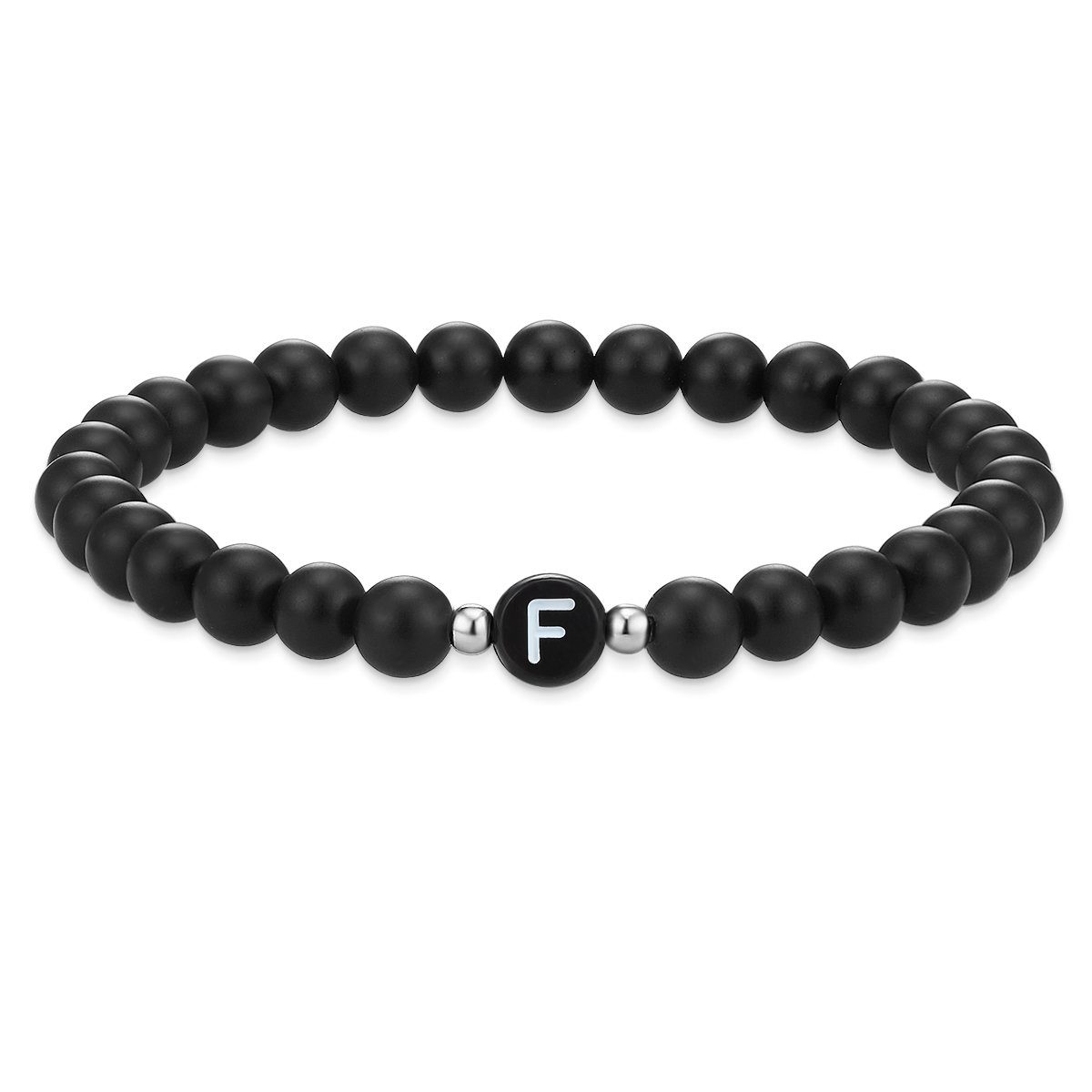 Eastside Armband Armschmuck aus Achat, in schwarz, mit Buchstabe günstig online kaufen