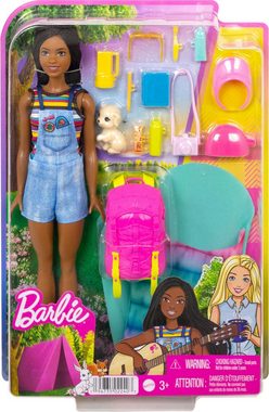 Barbie Anziehpuppe It takes two Camping-Set inkl. Brooklyn Puppe, Hund & Zubehör