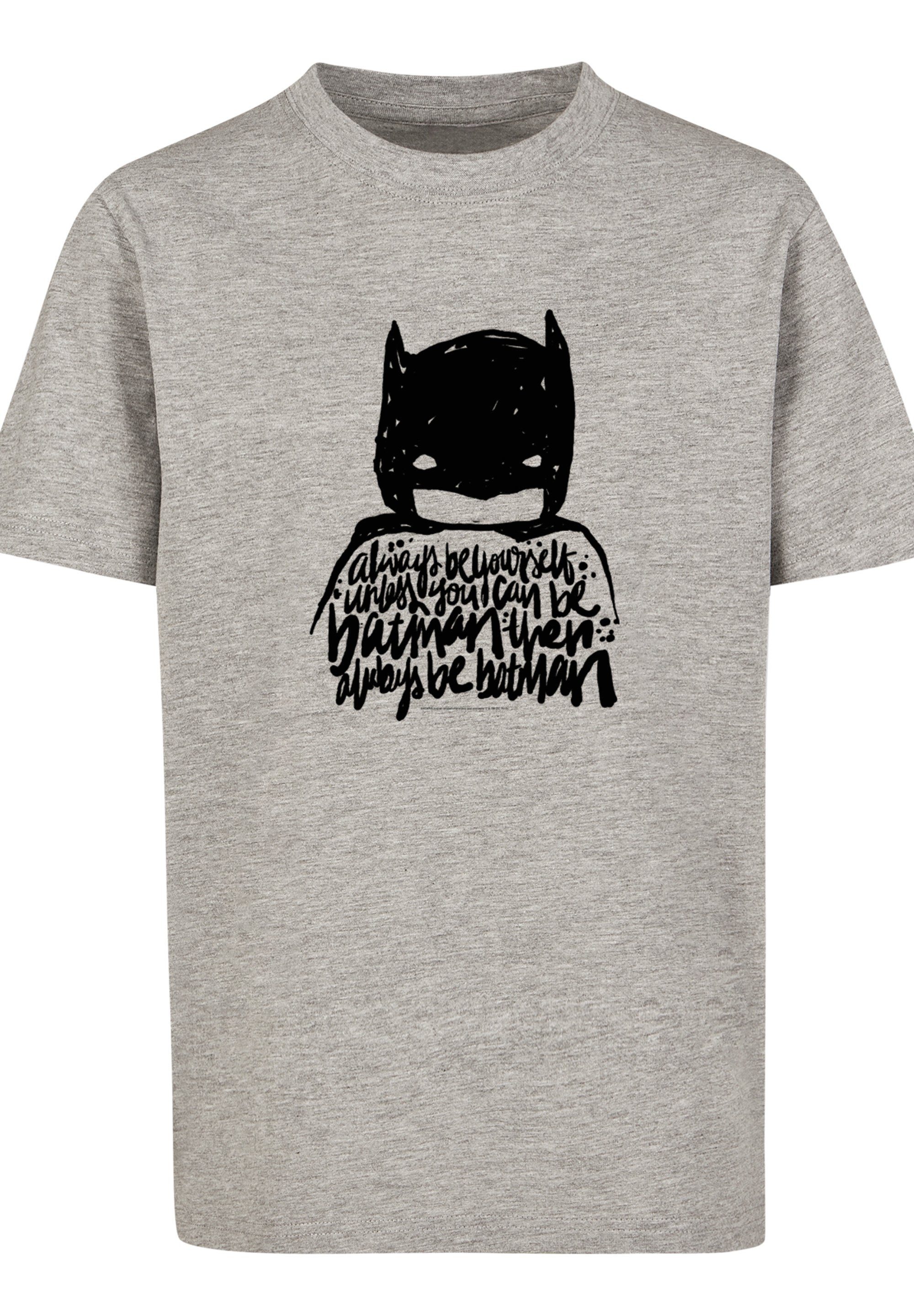 Print heather Yourself Comics DC F4NT4STIC grey Always T-Shirt Batman Be