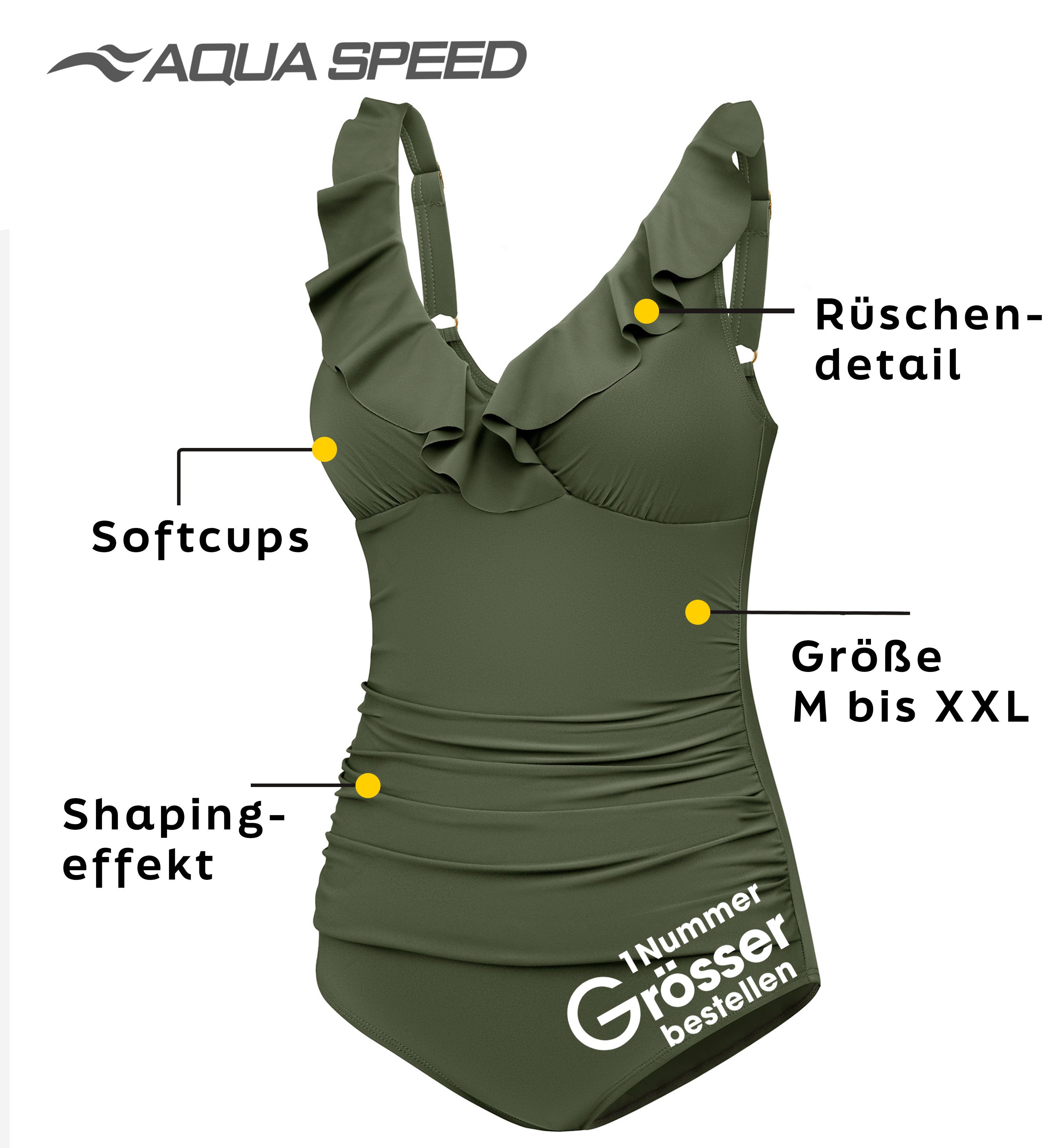 Aqua Speed Badeanzug Figur schmeichelnder Lydia günstig online kaufen
